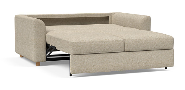 Neah Polyester Full Sofa Bed w/Curved Arm Rests
