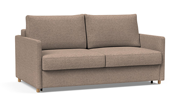 Neah Polyester Queen Sofa Bed w/Slim Arm Rests
