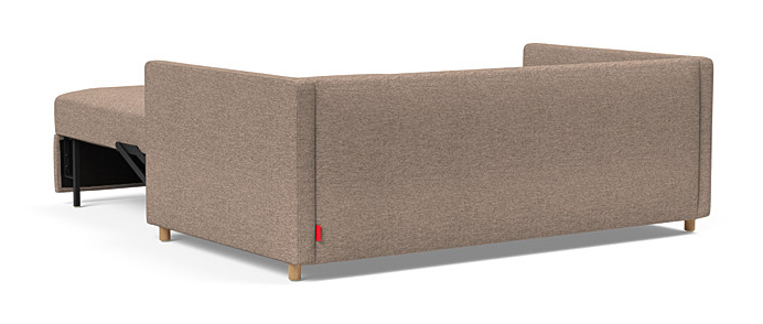 Neah Polyester Queen Sofa Bed w/Slim Arm Rests