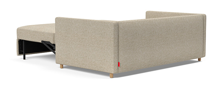 Neah Polyester Queen Sofa Bed w/Slim Arm Rests