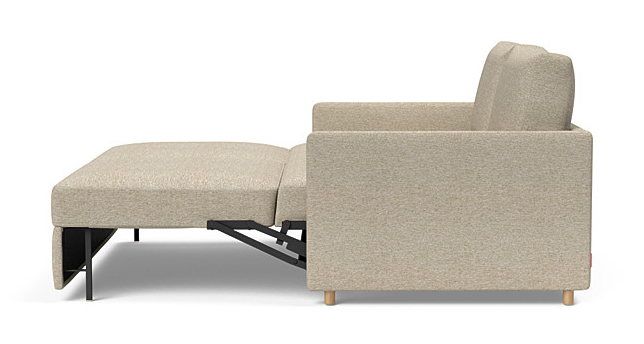 Neah Polyester Queen Sofa Bed w/Slim Arm Rests
