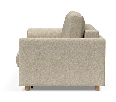 Neah Polyester Queen Sofa Bed w/Curved Arm Rests