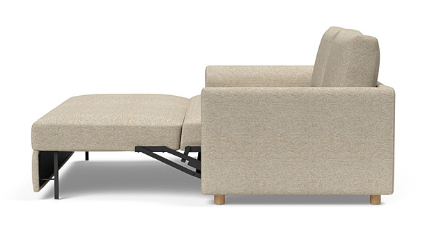 Neah Polyester Queen Sofa Bed w/Curved Arm Rests
