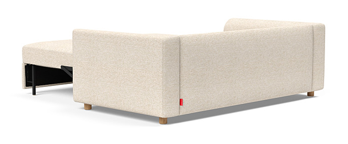 Neah Polyester Queen Sofa Bed w/Curved Arm Rests