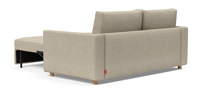 Neah Polyester Queen Sofa Bed w/Curved Arm Rests