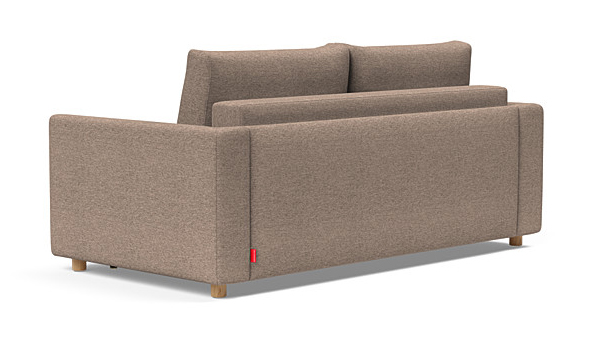 Neah Polyester Queen Sofa Bed w/Curved Arm Rests