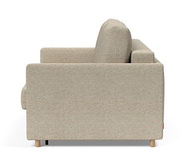 Neah Polyester King Sofa Bed w/Slim Arm Rests