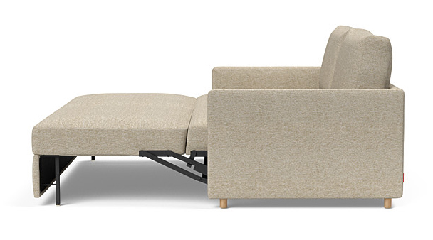 Neah Polyester King Sofa Bed w/Slim Arm Rests
