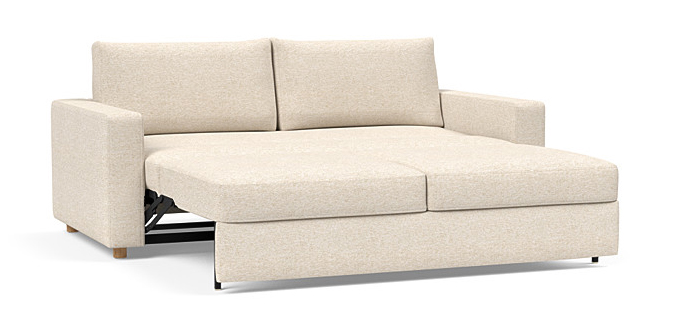 Neah Polyester King Sofa Bed w/Standard Arm Rests