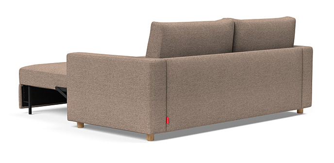 Neah Polyester King Sofa Bed w/Standard Arm Rests
