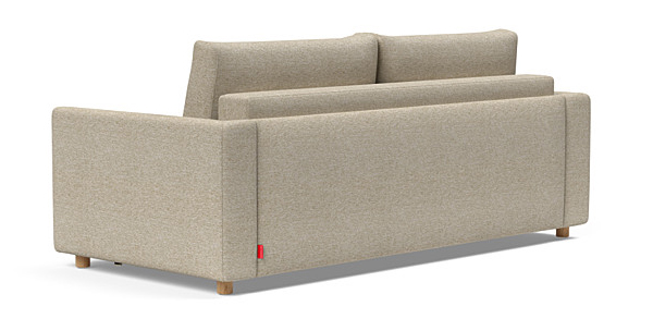 Neah Polyester King Sofa Bed w/Curved Arm Rests