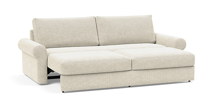 Vilander Polyester Full Sofa Bed w/Roll Arms
