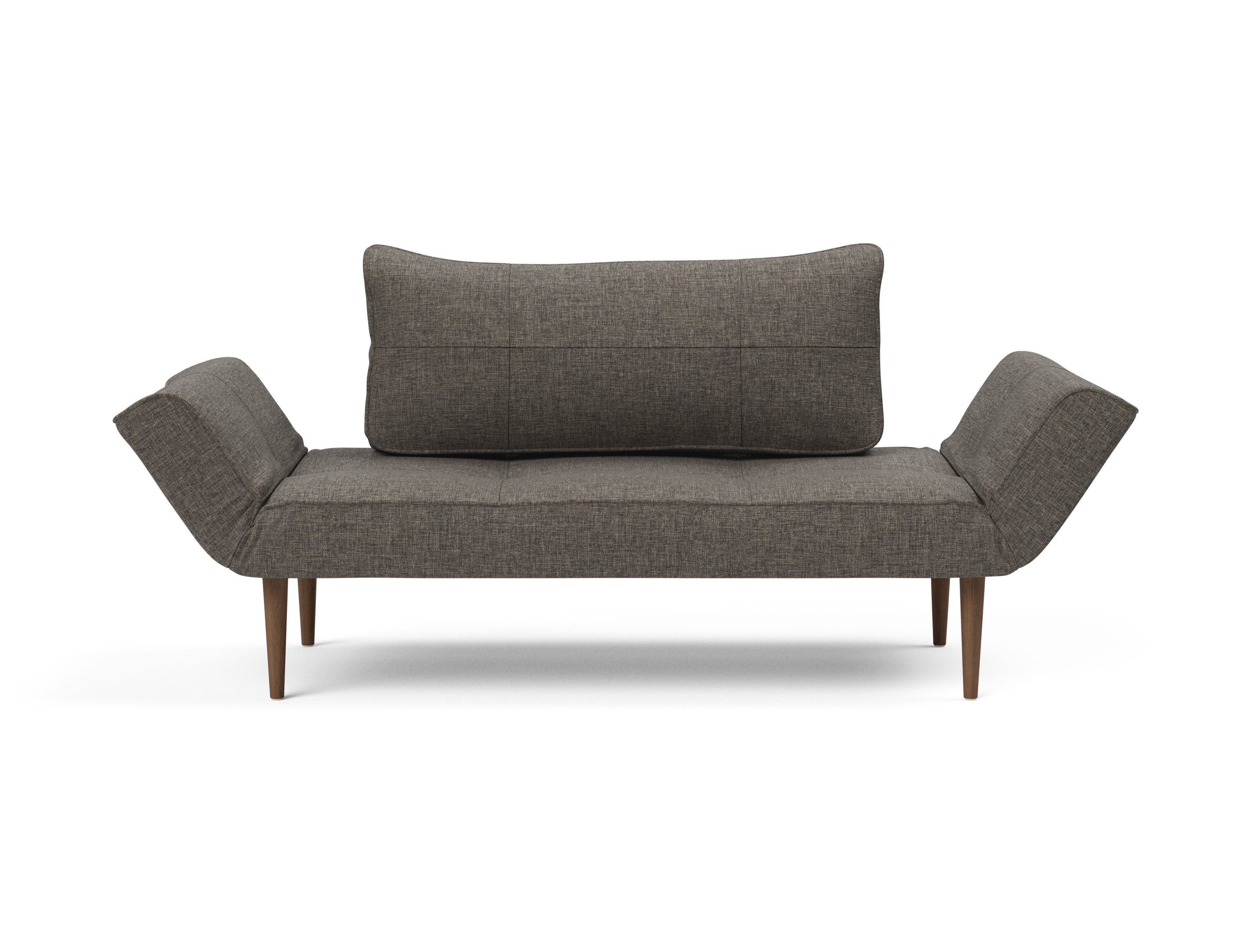 Zeal Deluxe Fabric Daybed w/Dark Wood Styletto Legs