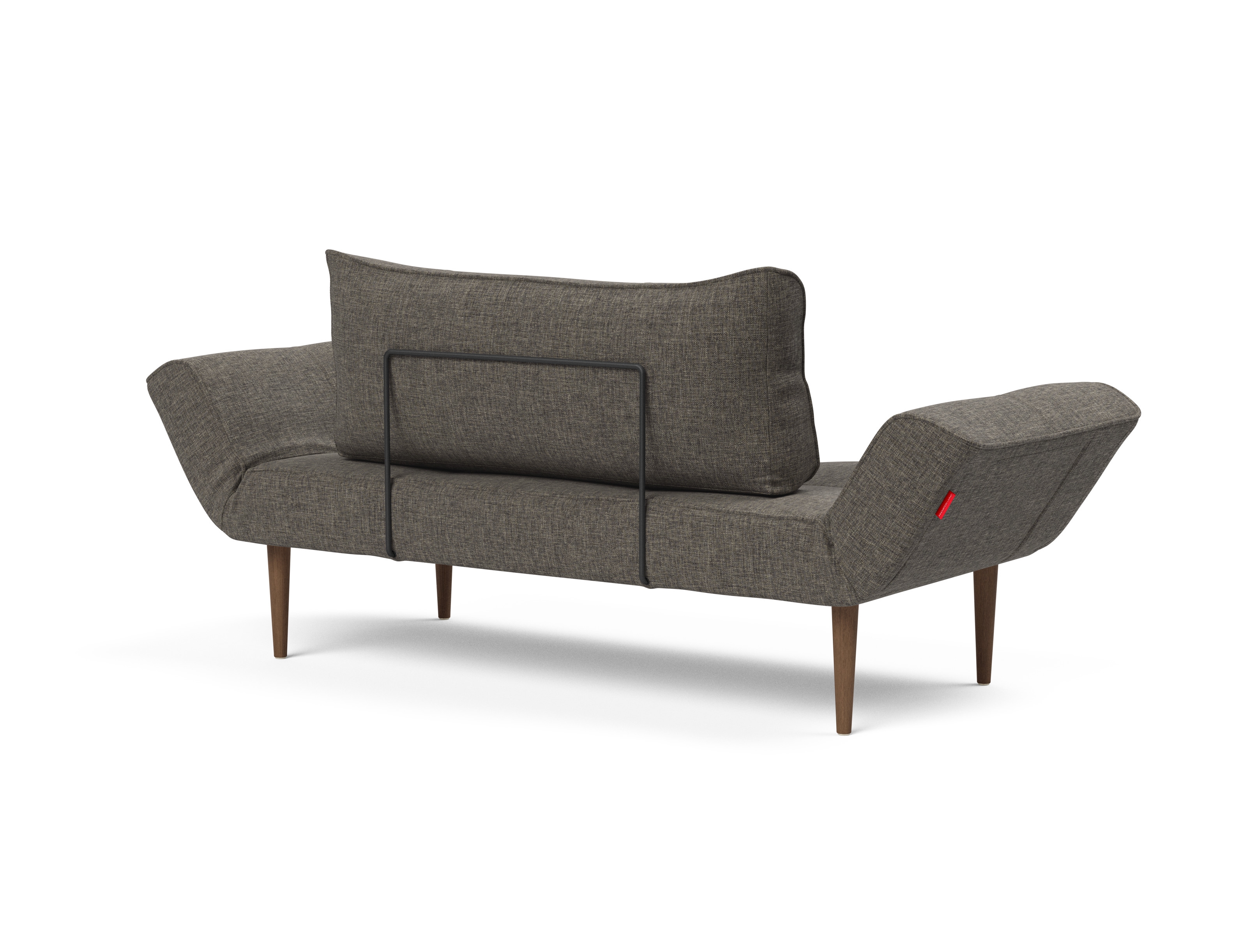 Zeal Deluxe Fabric Daybed w/Dark Wood Styletto Legs