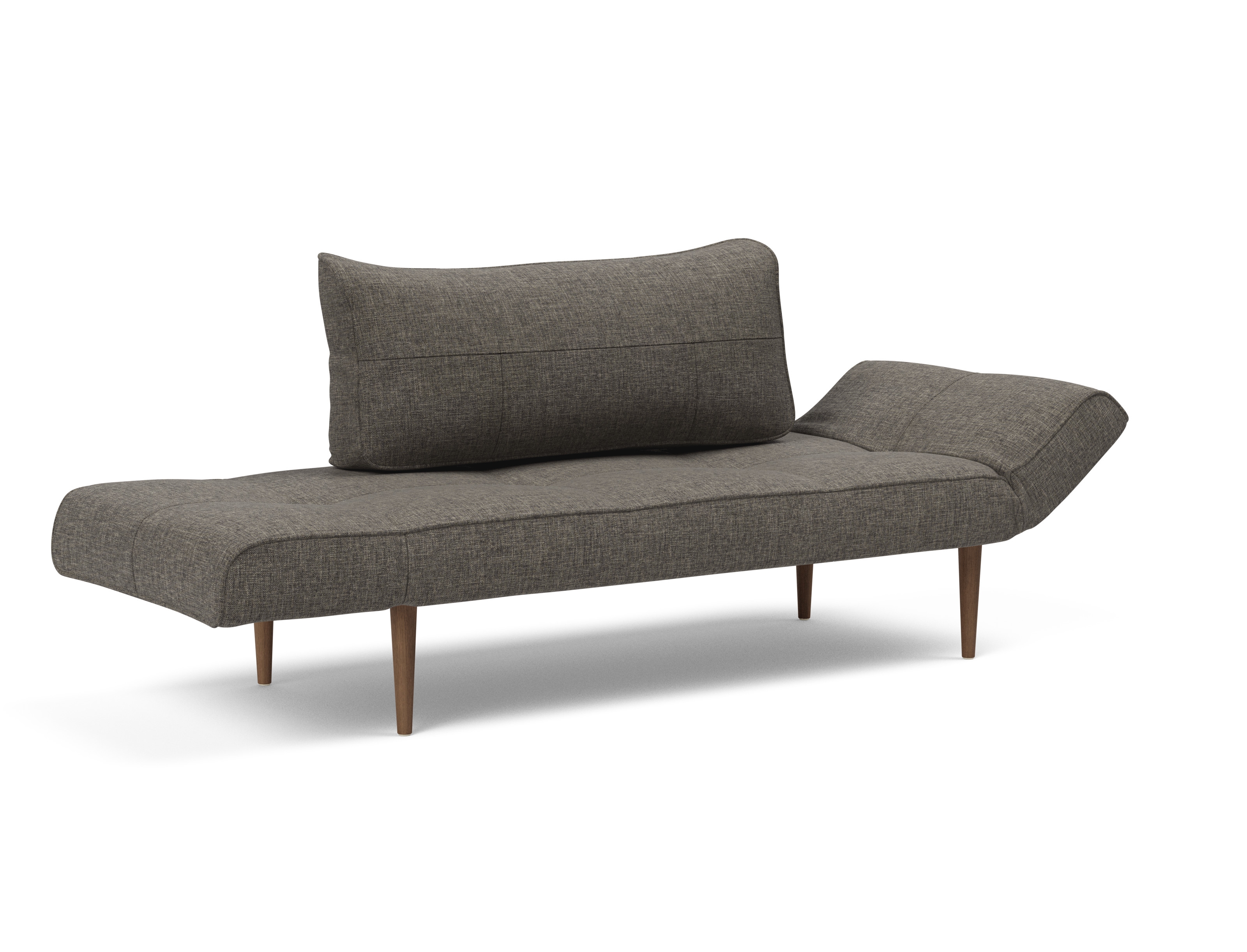 Zeal Deluxe Fabric Daybed w/Dark Wood Styletto Legs