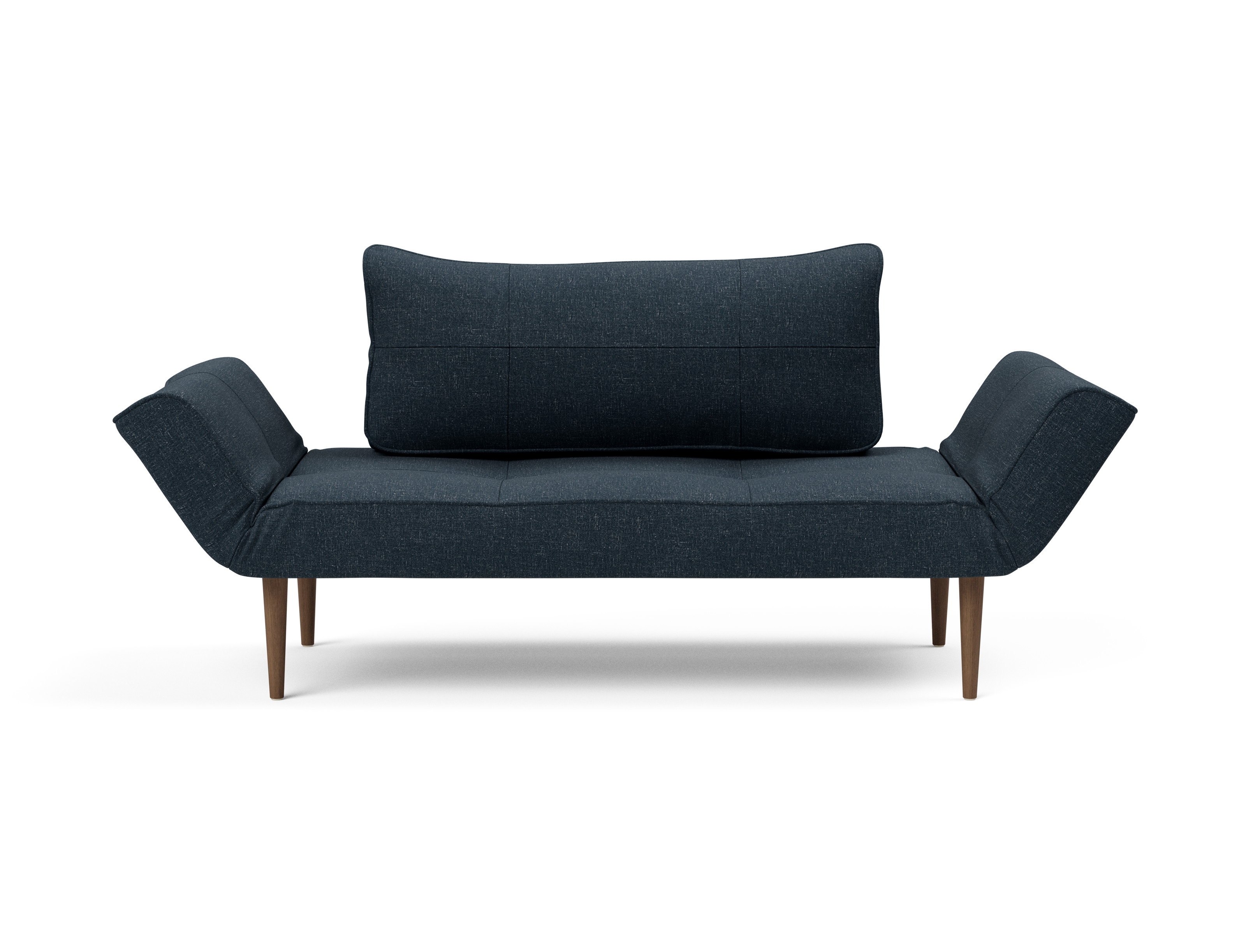 Zeal Deluxe Fabric Daybed w/Dark Wood Styletto Legs