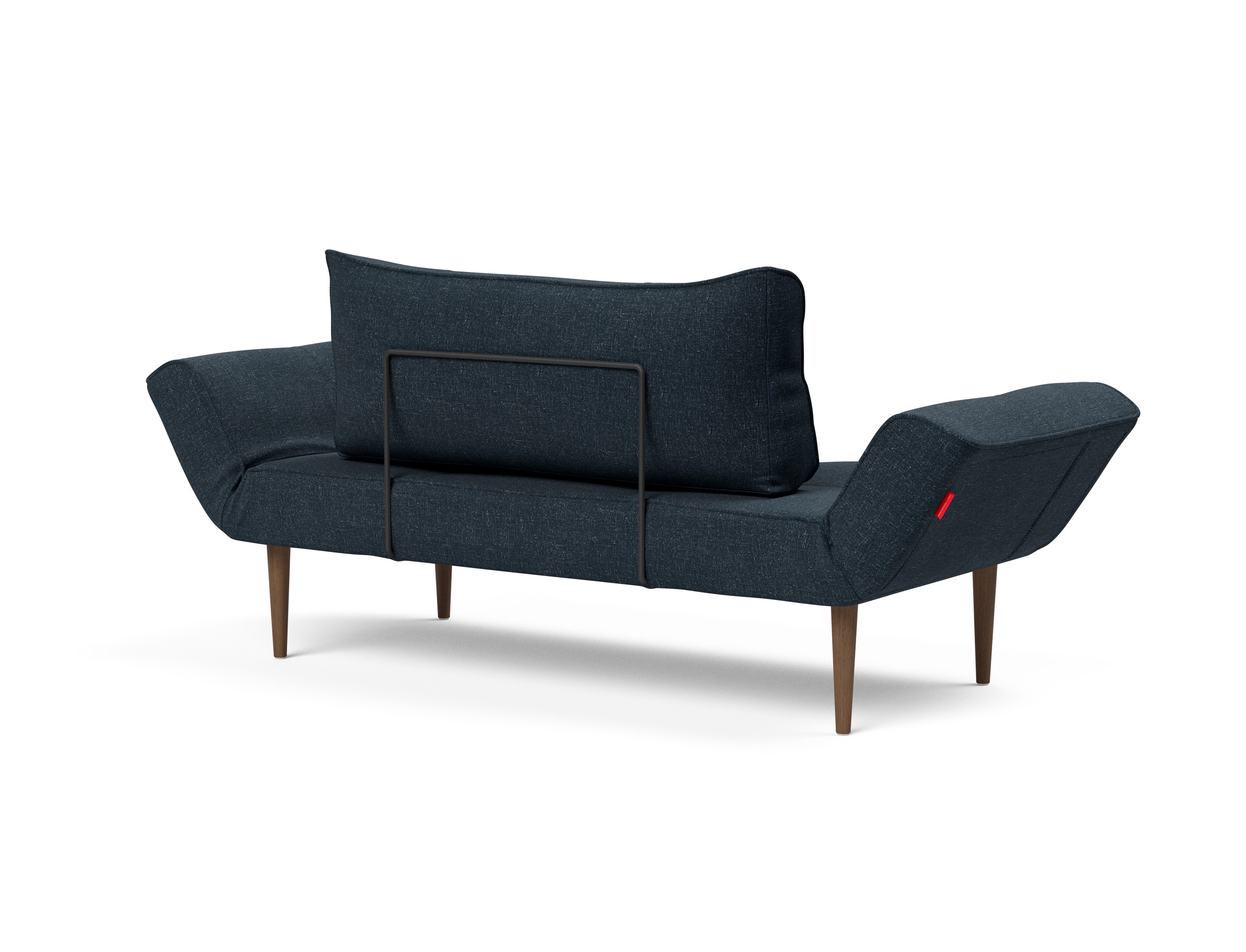 Zeal Deluxe Fabric Daybed w/Dark Wood Styletto Legs