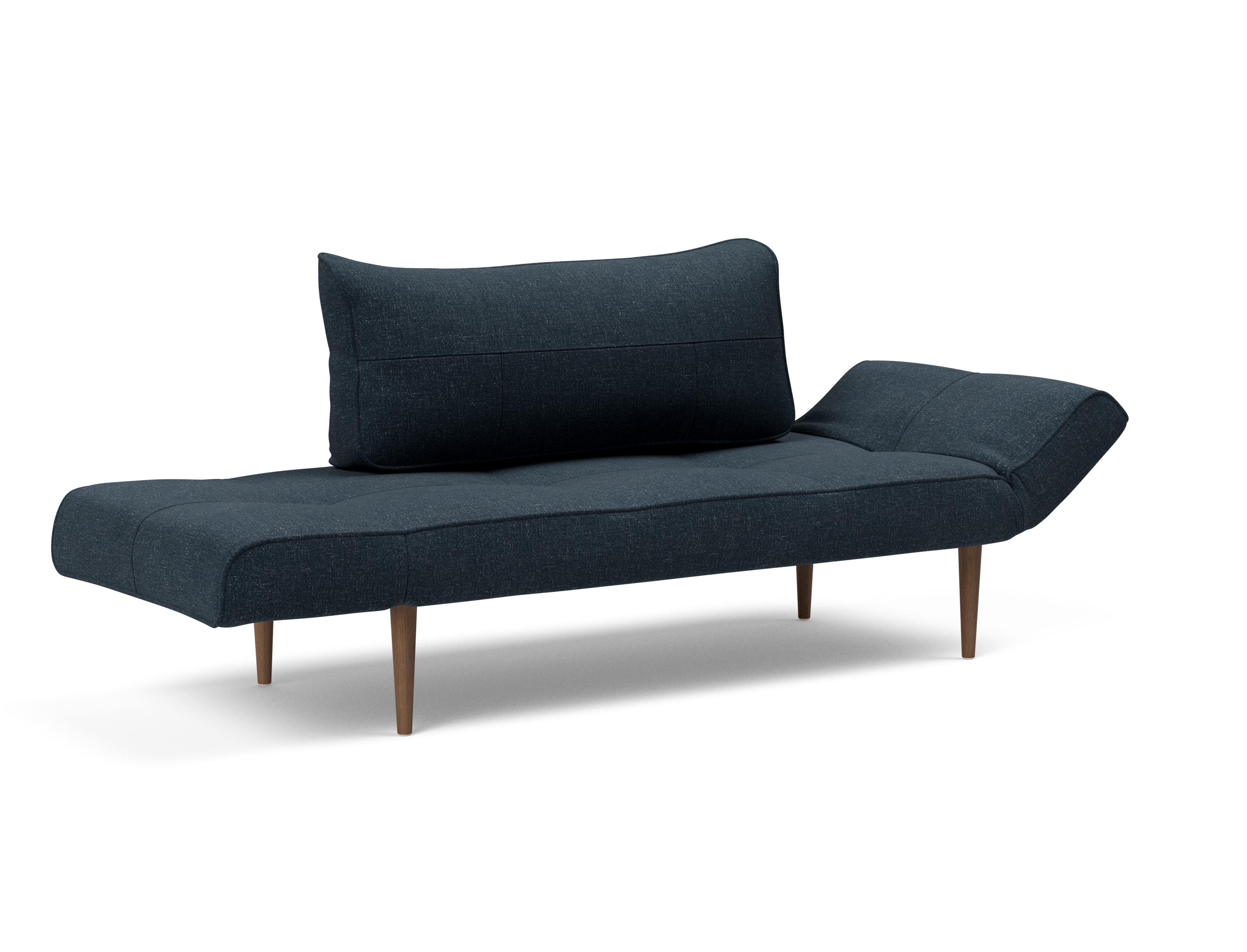 Zeal Deluxe Fabric Daybed w/Dark Wood Styletto Legs