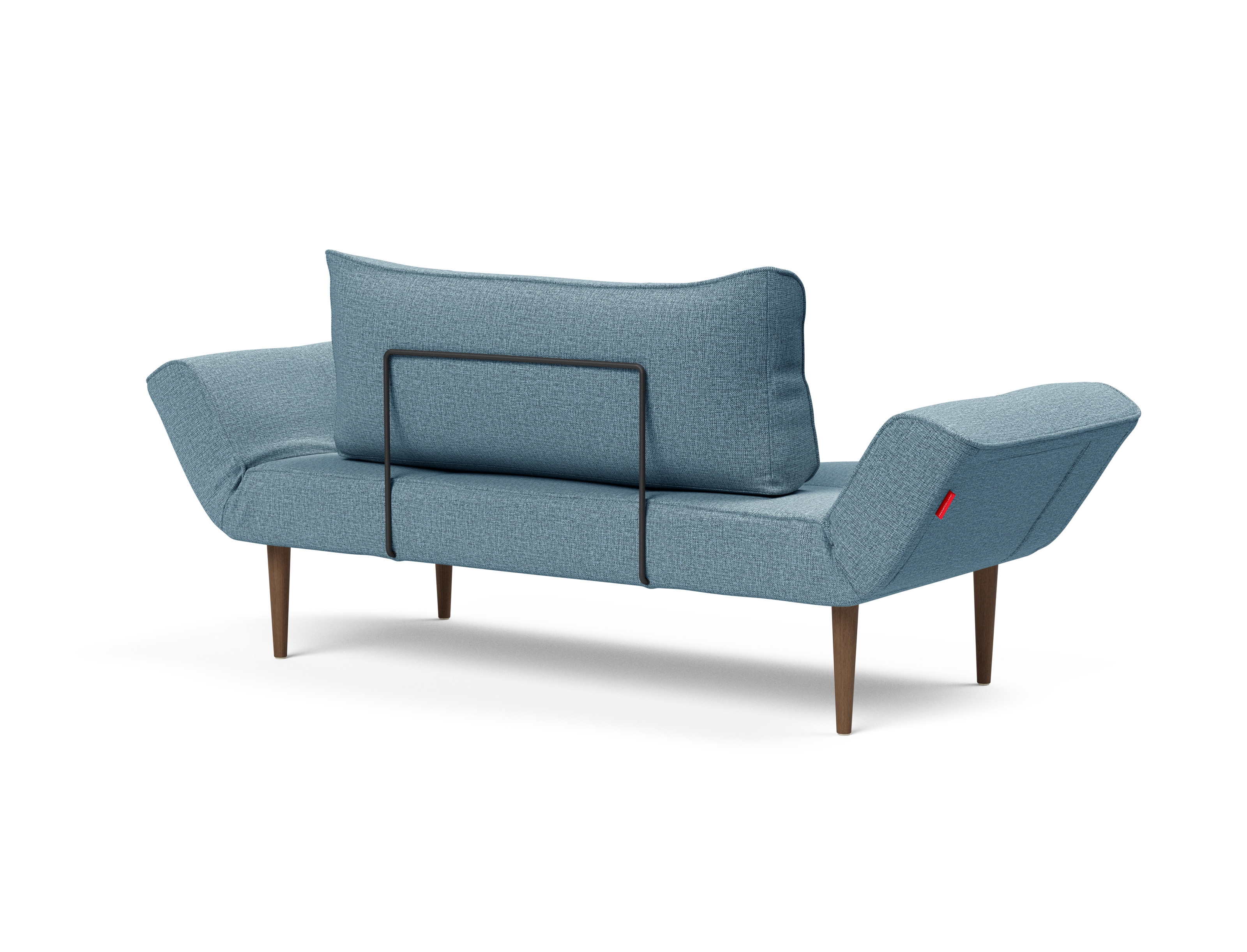 Zeal Deluxe Fabric Daybed w/Dark Wood Styletto Legs