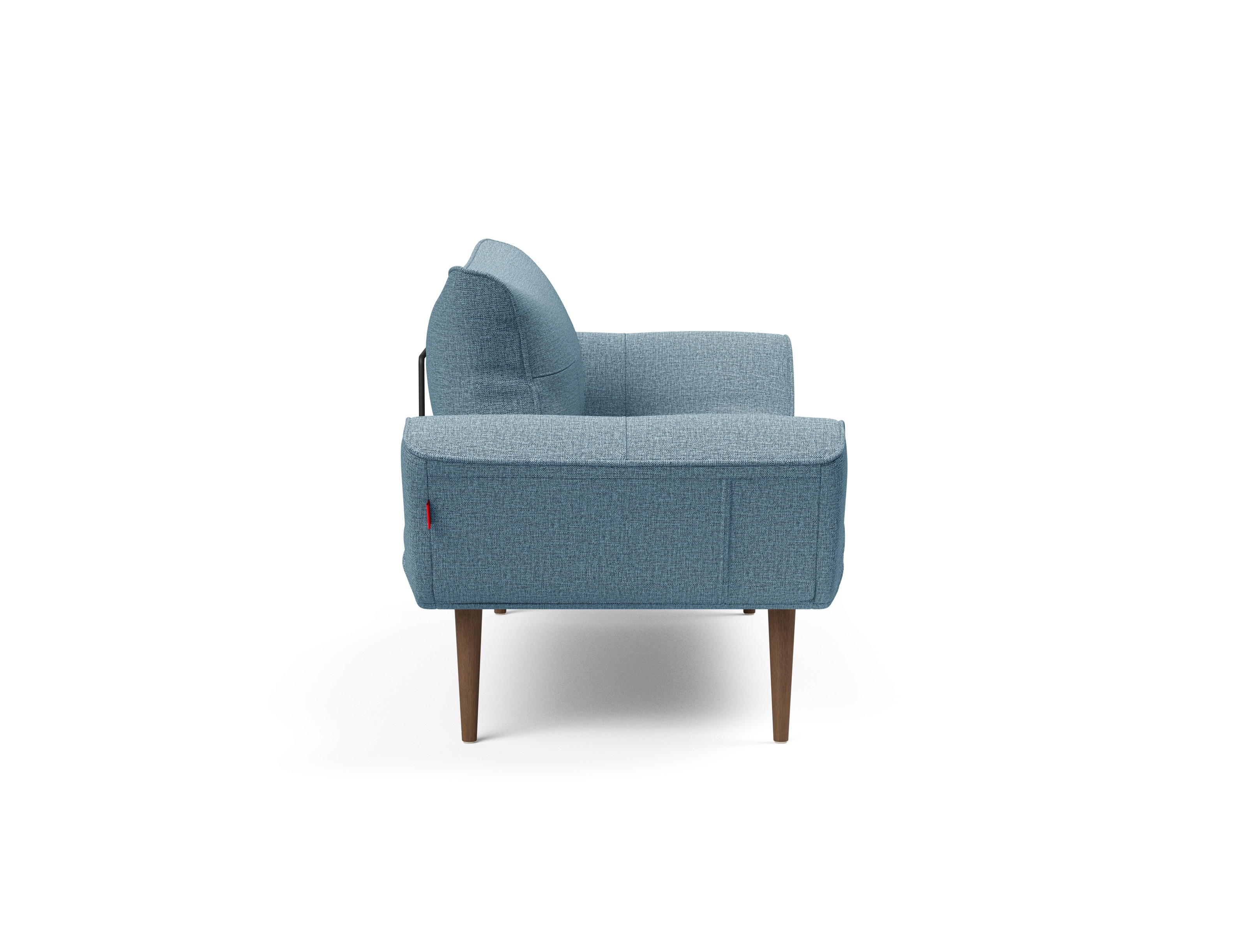 Zeal Deluxe Fabric Daybed w/Dark Wood Styletto Legs