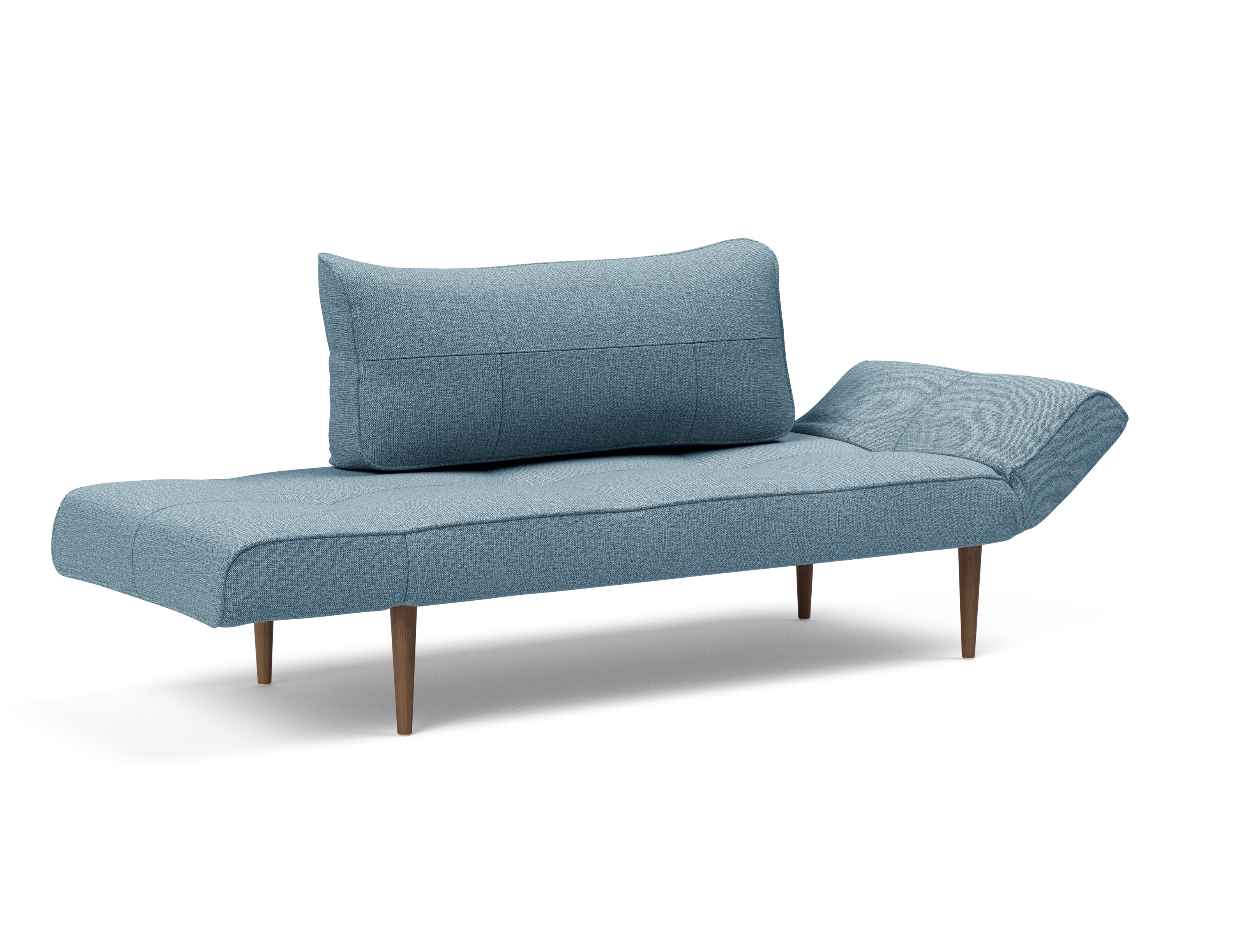 Zeal Deluxe Fabric Daybed w/Dark Wood Styletto Legs