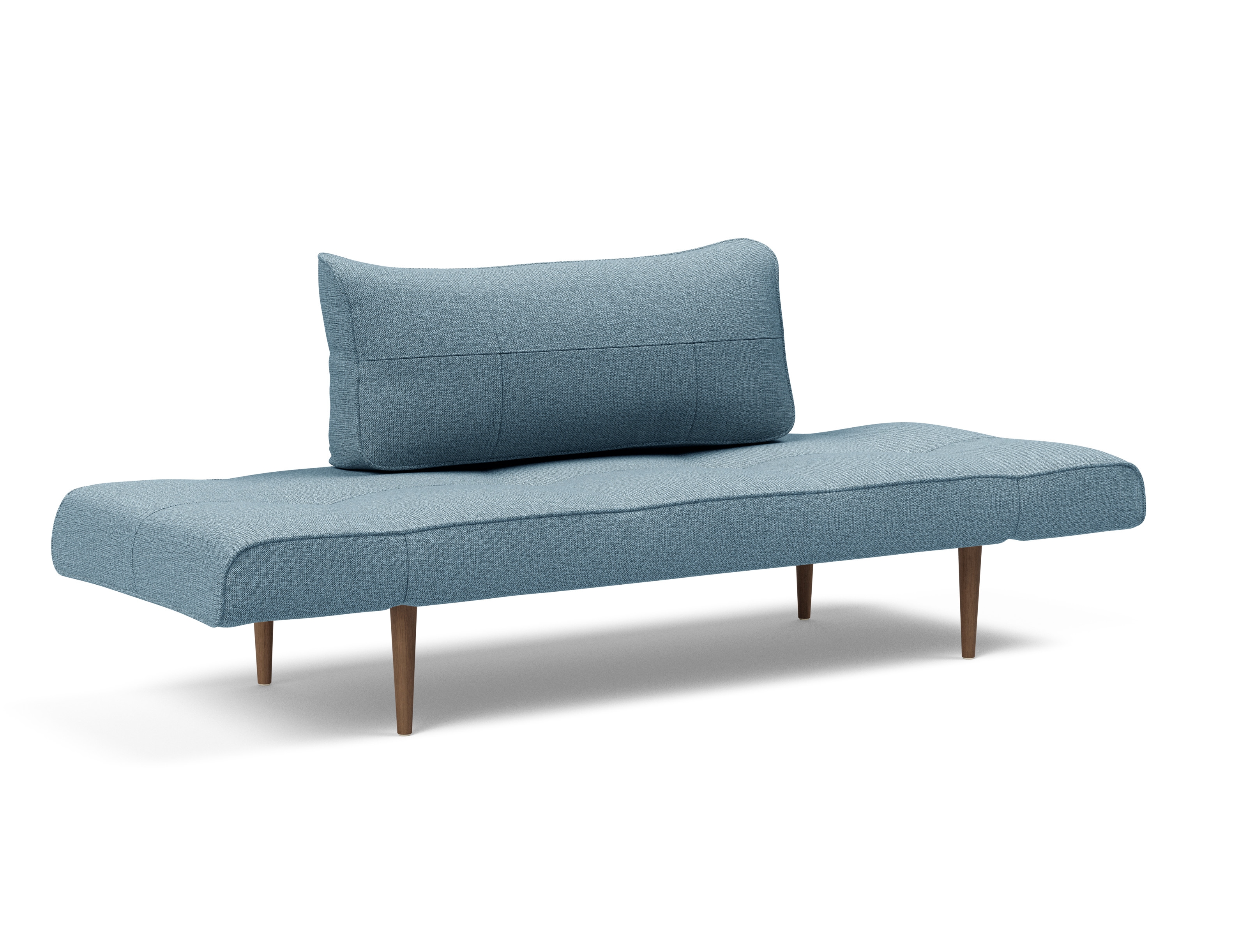 Zeal Deluxe Fabric Daybed w/Dark Wood Styletto Legs
