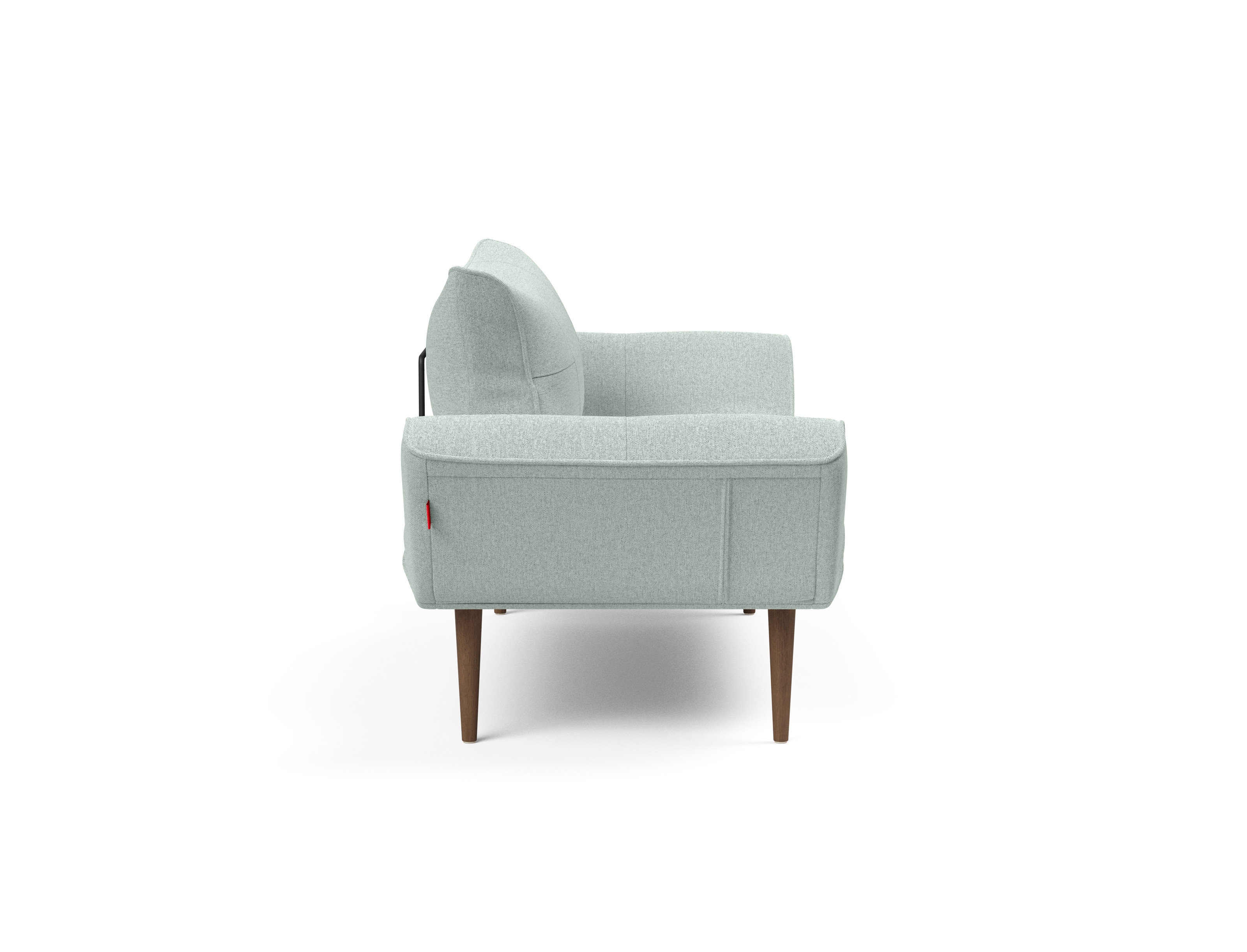 Zeal Deluxe Fabric Daybed w/Dark Wood Styletto Legs