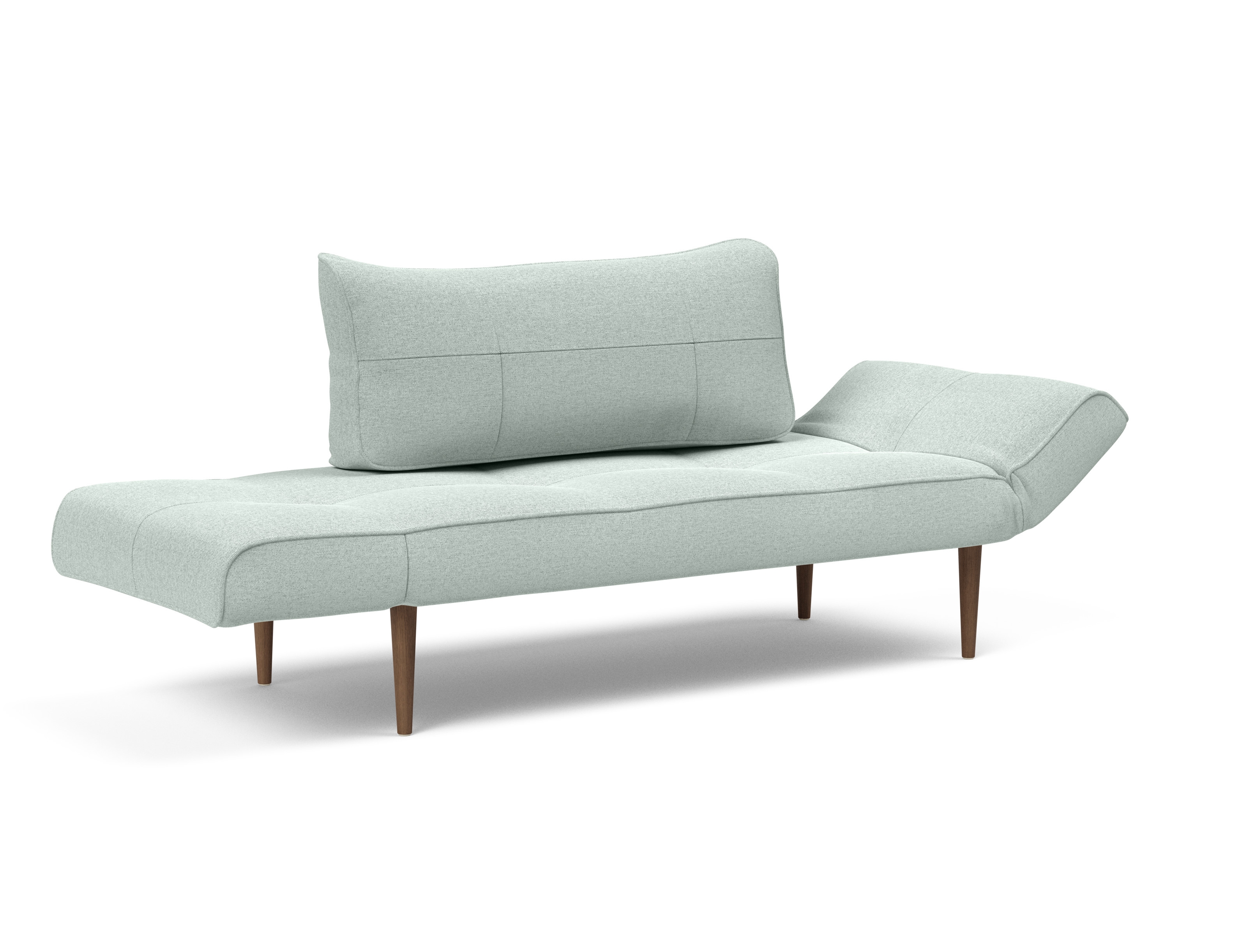 Zeal Deluxe Fabric Daybed w/Dark Wood Styletto Legs