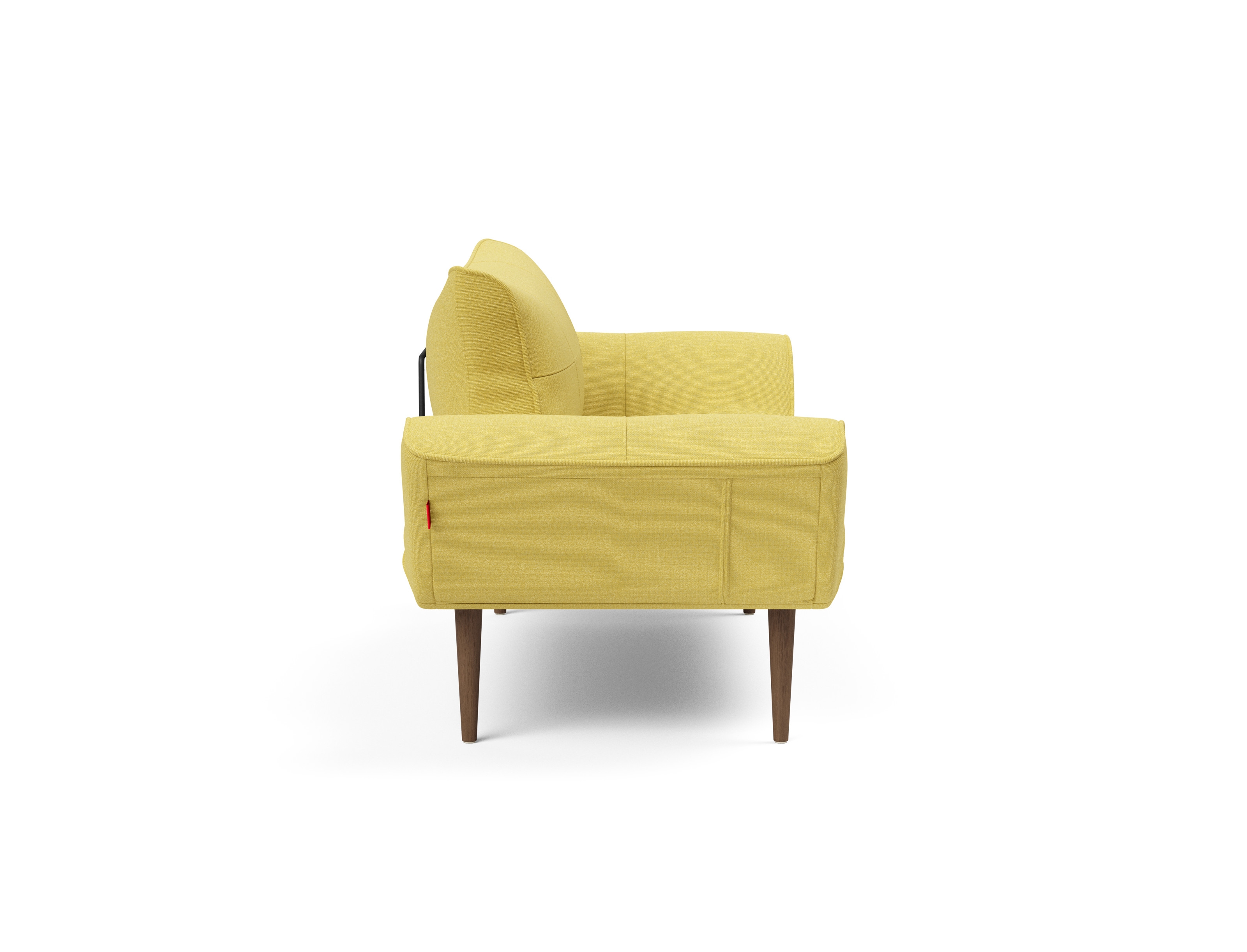 Zeal Deluxe Fabric Daybed w/Dark Wood Styletto Legs