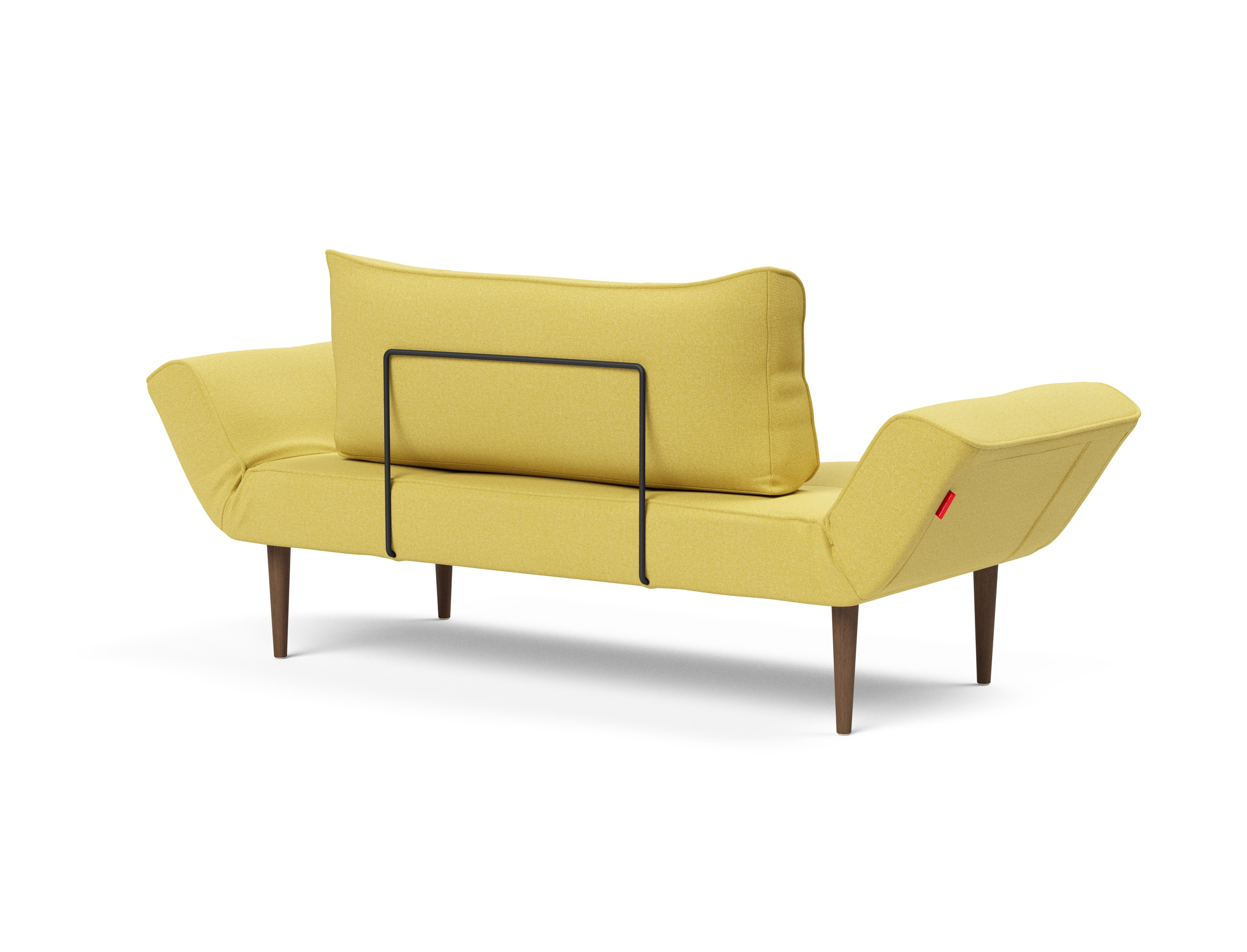 Zeal Deluxe Fabric Daybed w/Dark Wood Styletto Legs
