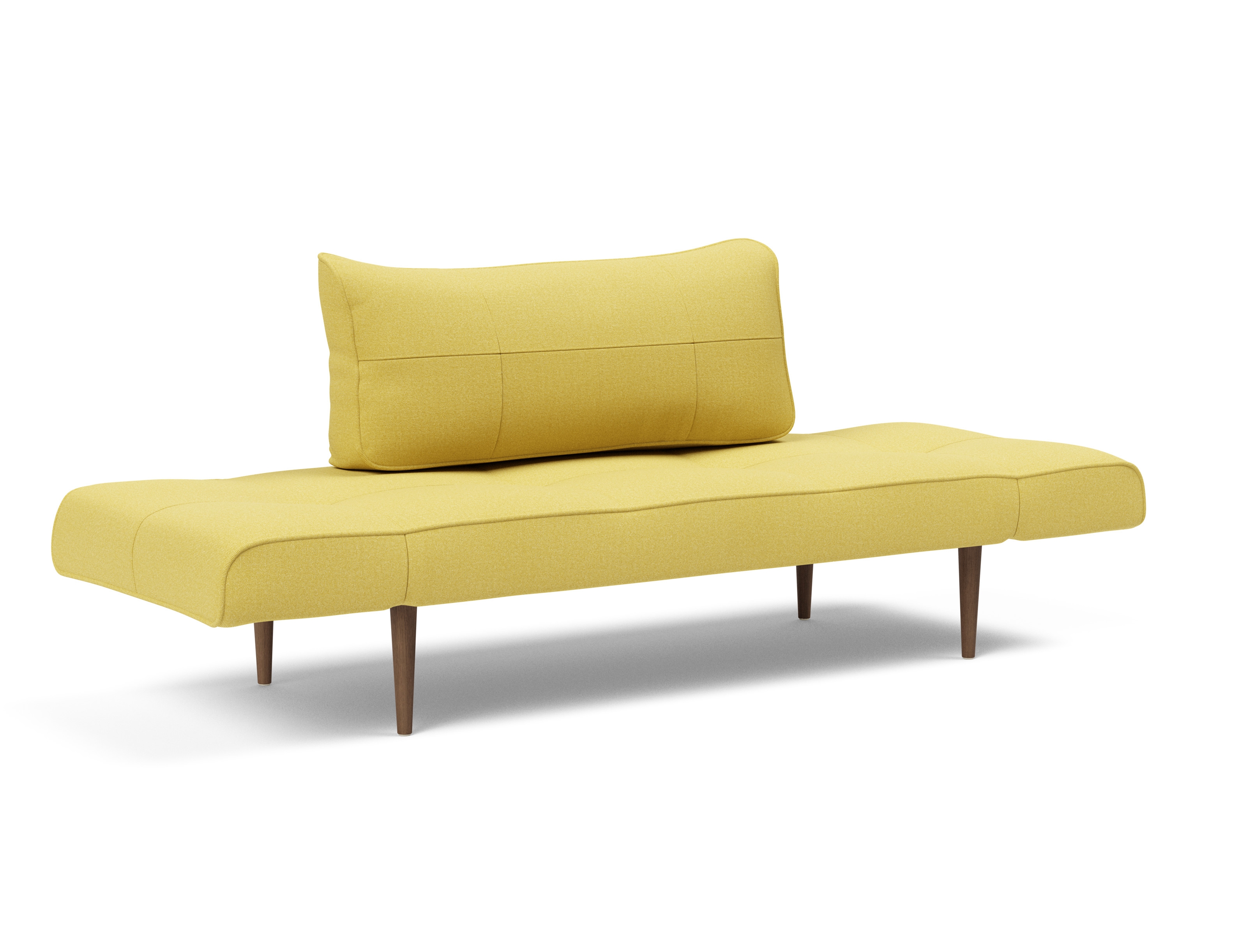 Zeal Deluxe Fabric Daybed w/Dark Wood Styletto Legs