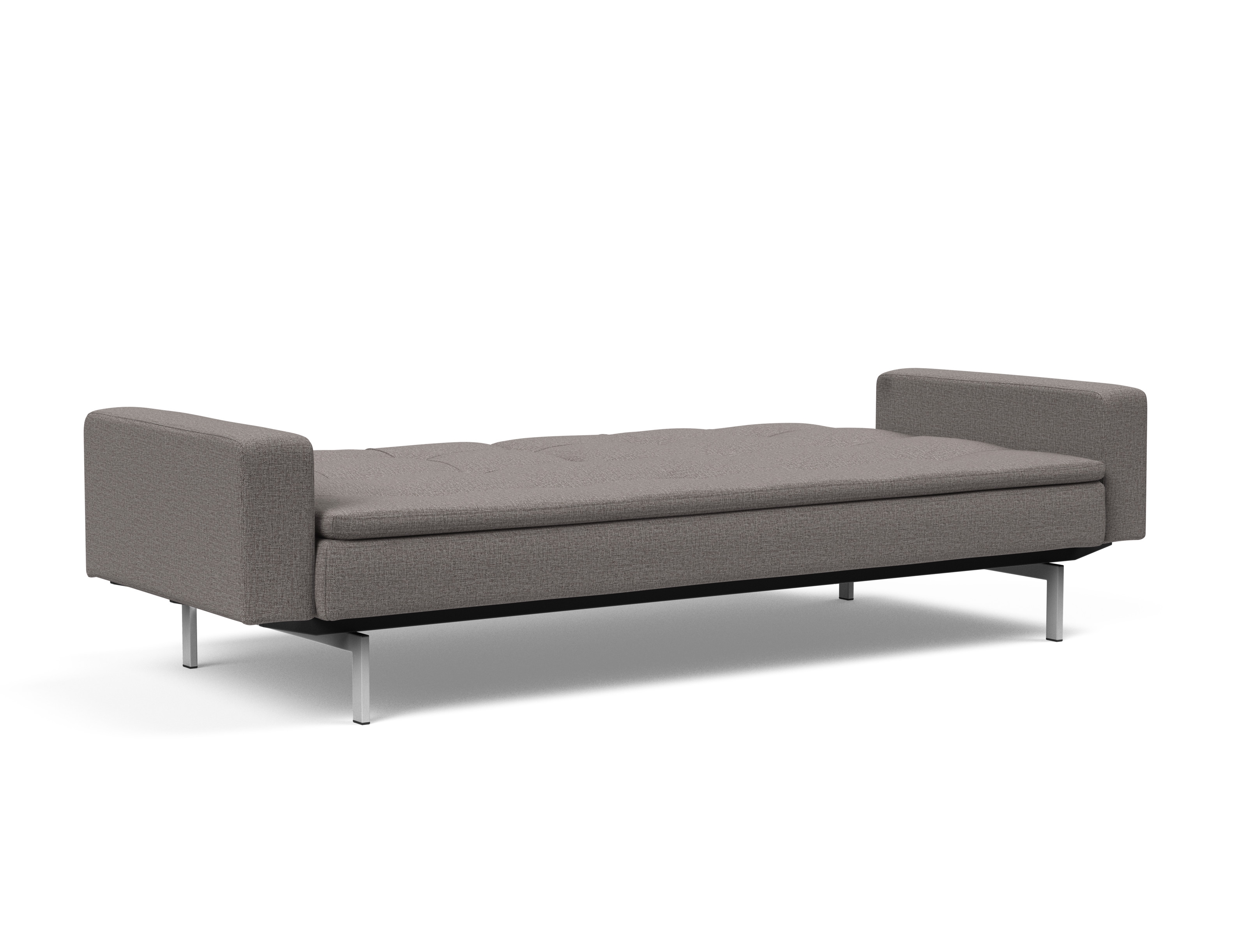 Dublexo Deluxe Fabric Sofa Bed w/Arms & Stainless Steel Legs