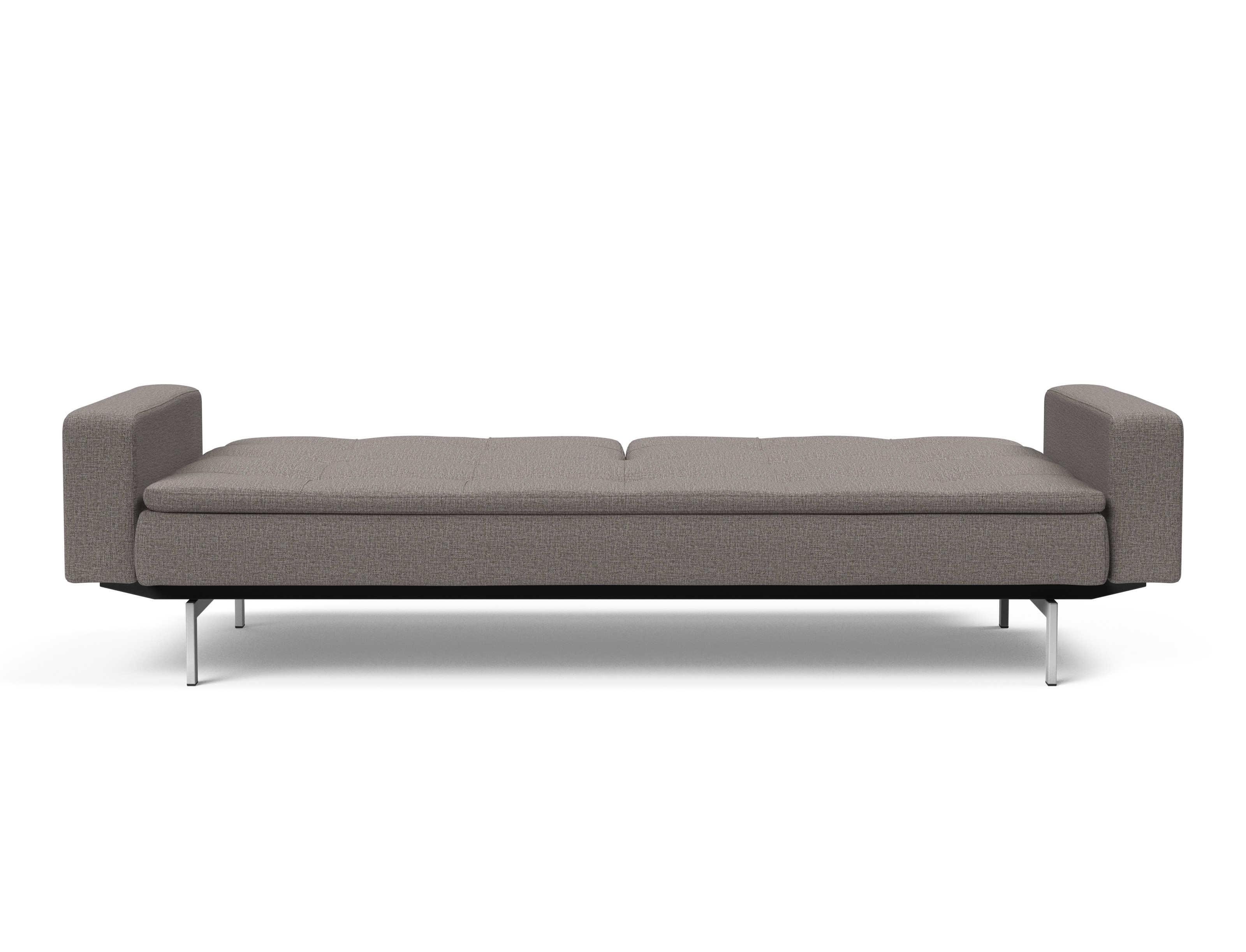 Dublexo Deluxe Fabric Sofa Bed w/Arms & Stainless Steel Legs