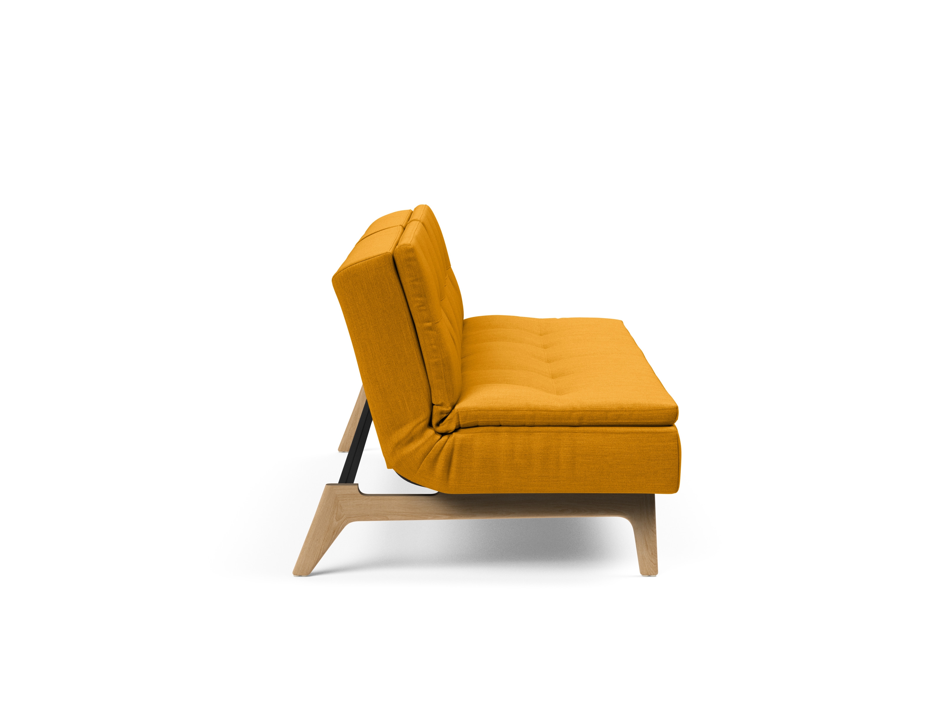 Dublexo Eik Fabric Sofa Bed w/Oak Legs