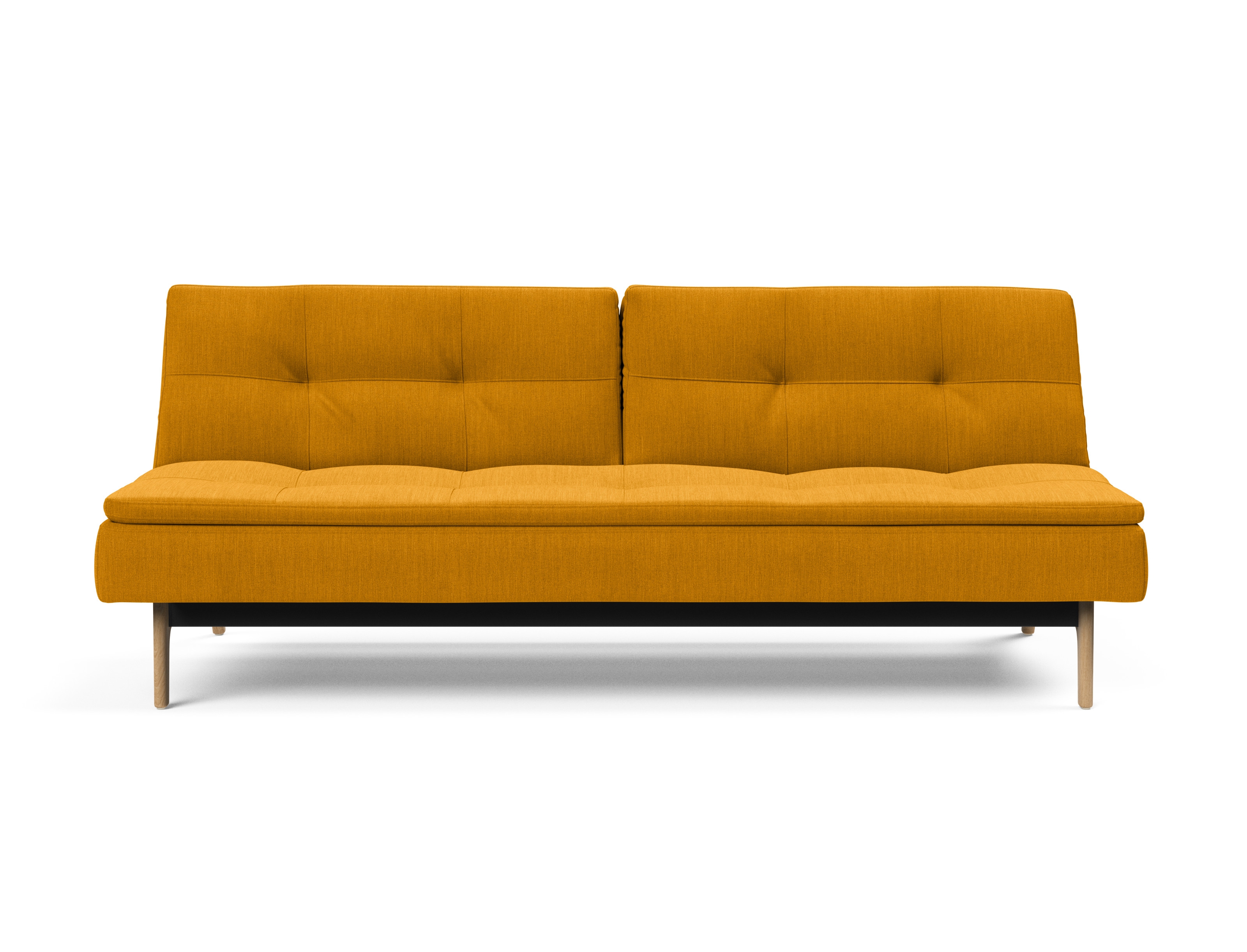 Dublexo Eik Fabric Sofa Bed w/Oak Legs