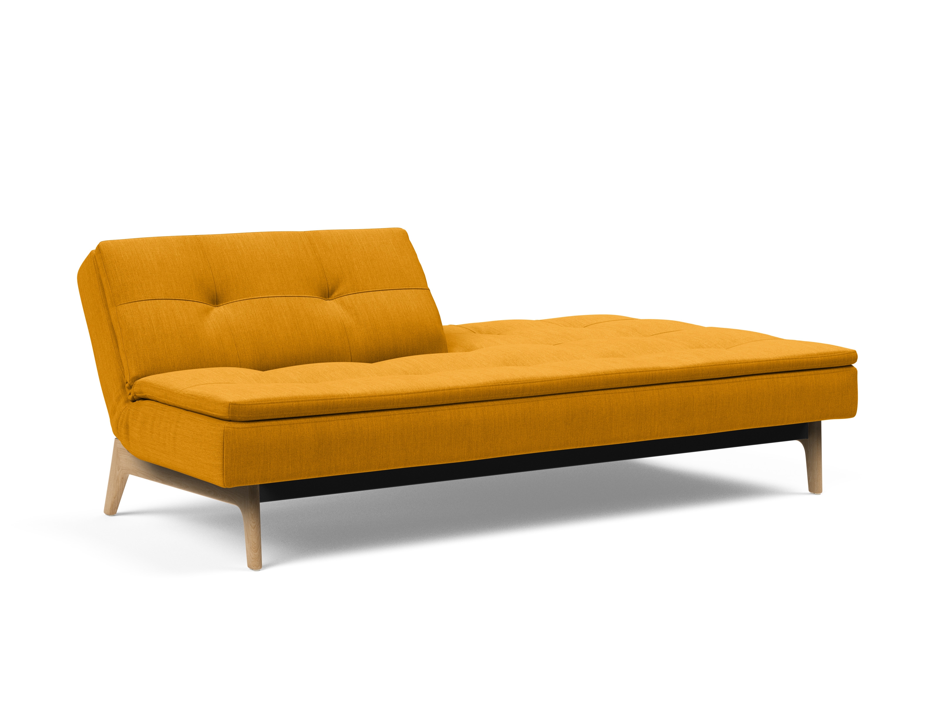 Dublexo Eik Fabric Sofa Bed w/Oak Legs