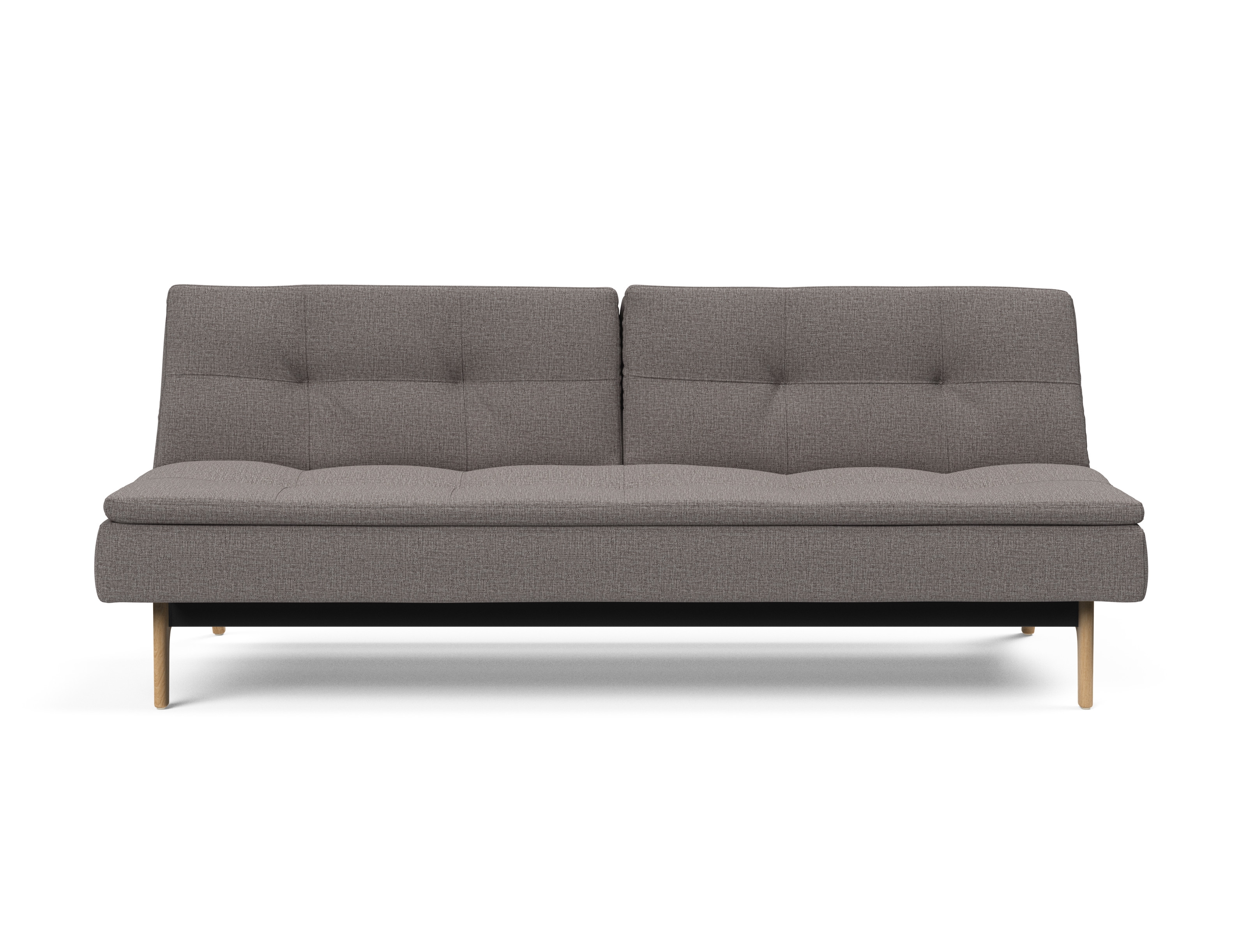 Dublexo Eik Fabric Sofa Bed w/Oak Legs