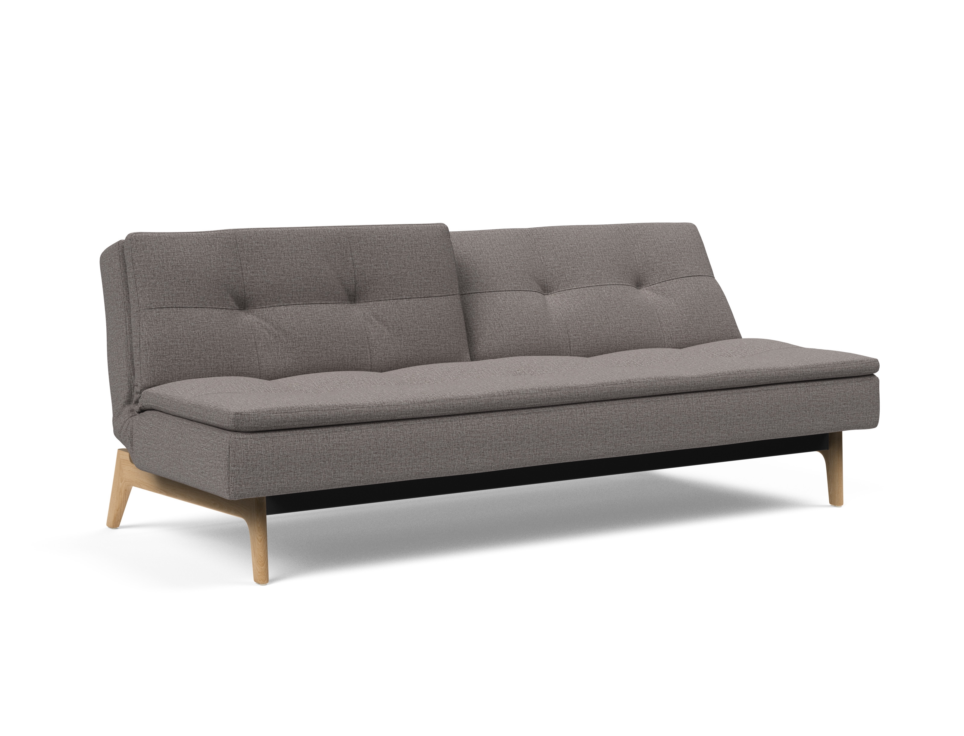 Dublexo Eik Fabric Sofa Bed w/Oak Legs