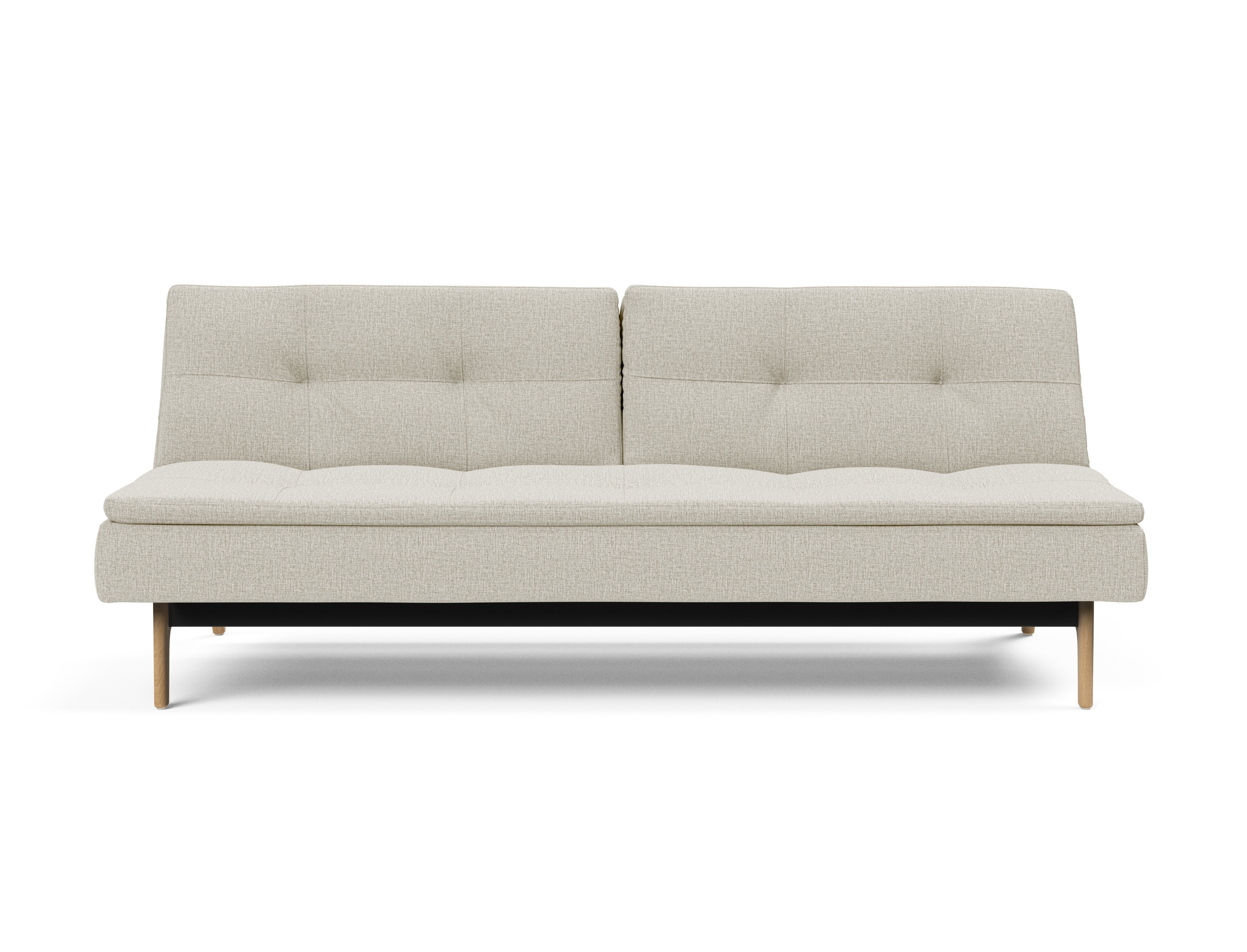 Dublexo Eik Fabric Sofa Bed w/Oak Legs