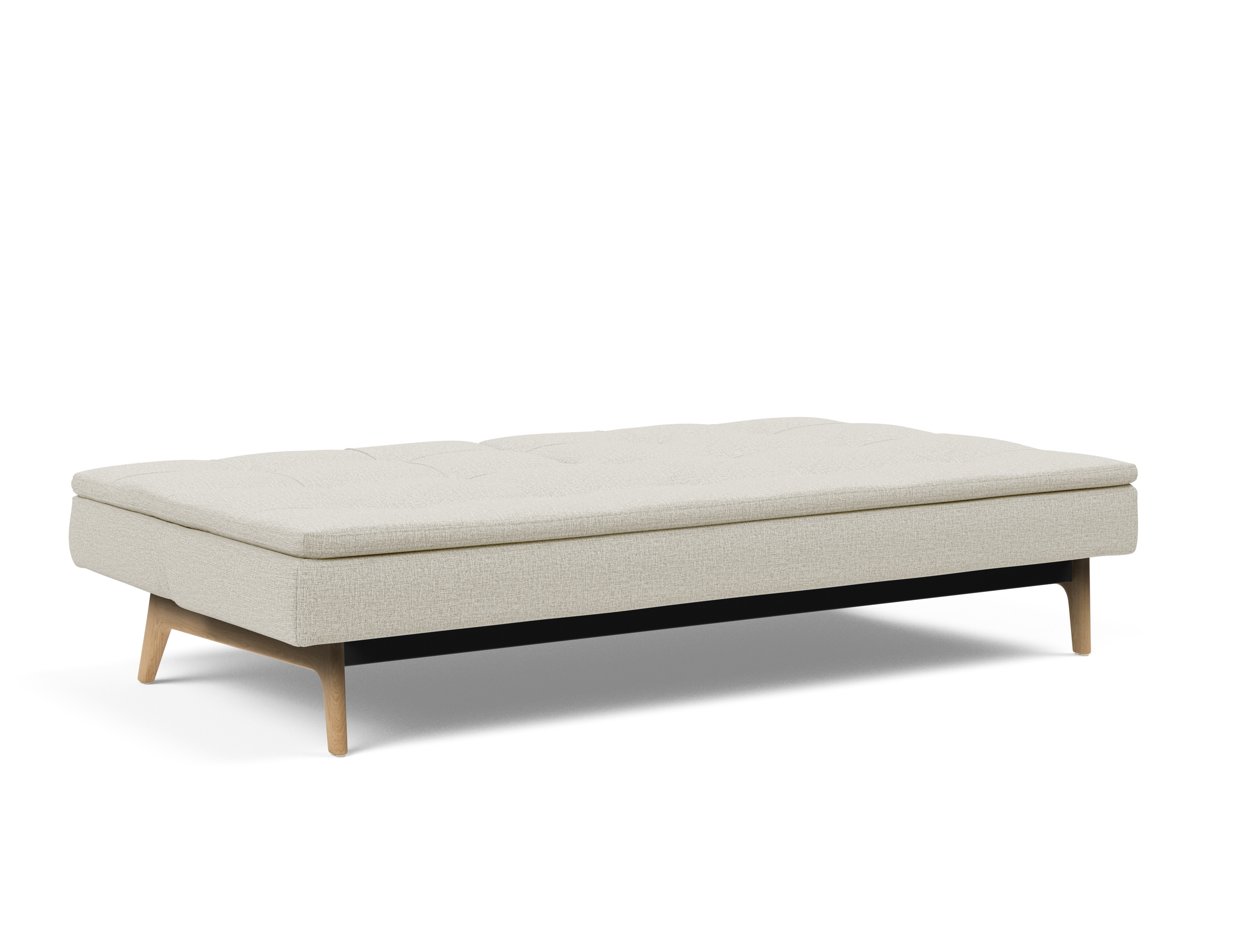 Dublexo Eik Fabric Sofa Bed w/Oak Legs