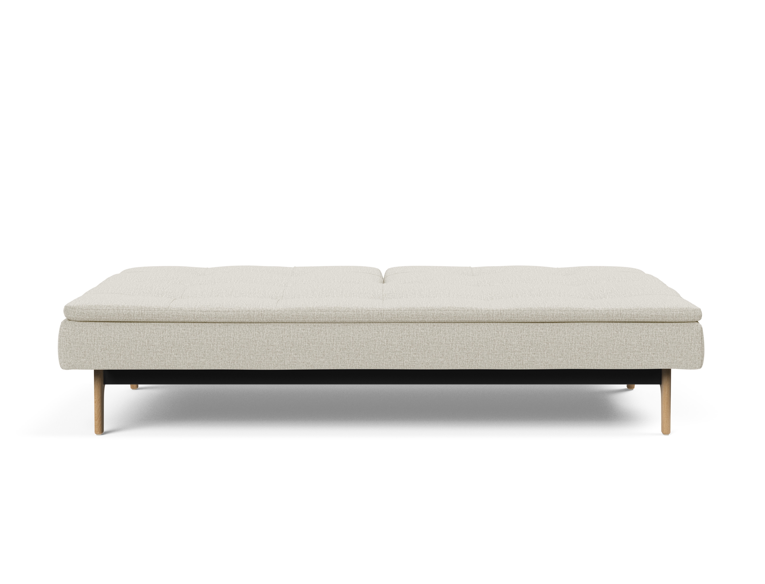 Dublexo Eik Fabric Sofa Bed w/Oak Legs