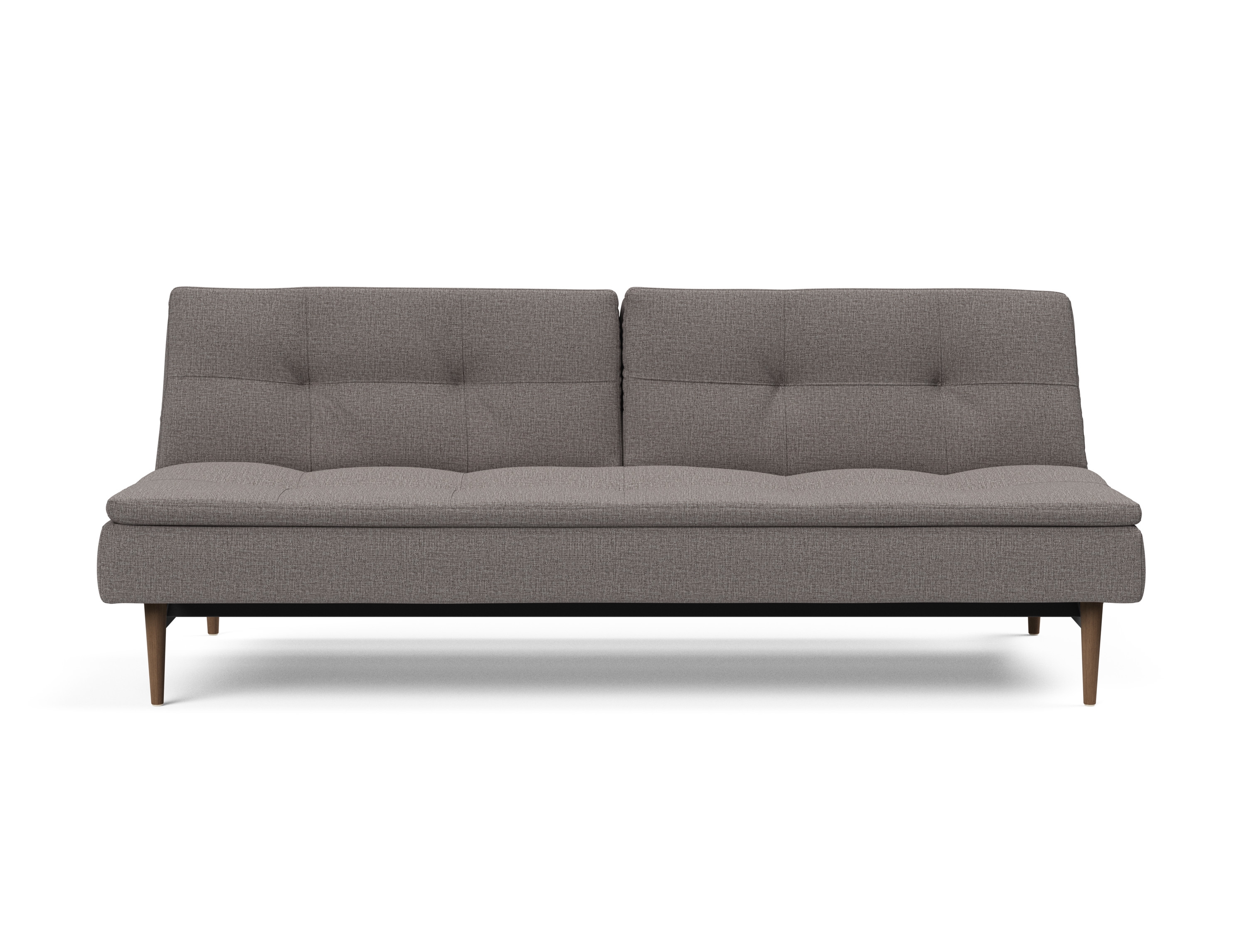 Dublexo Deluxe Fabric Sofa Bed w/Dark Wood Styletto Legs