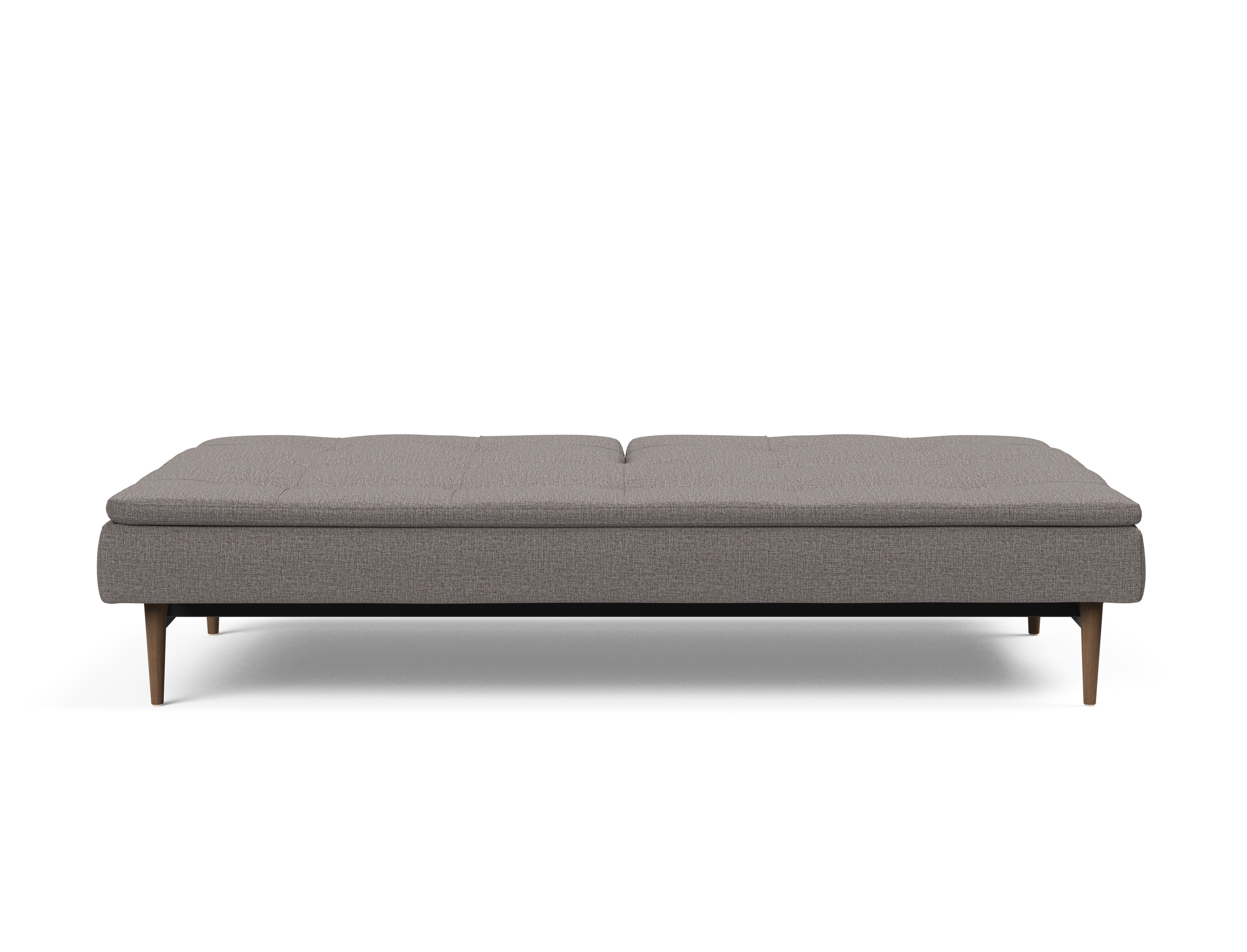 Dublexo Deluxe Fabric Sofa Bed w/Dark Wood Styletto Legs