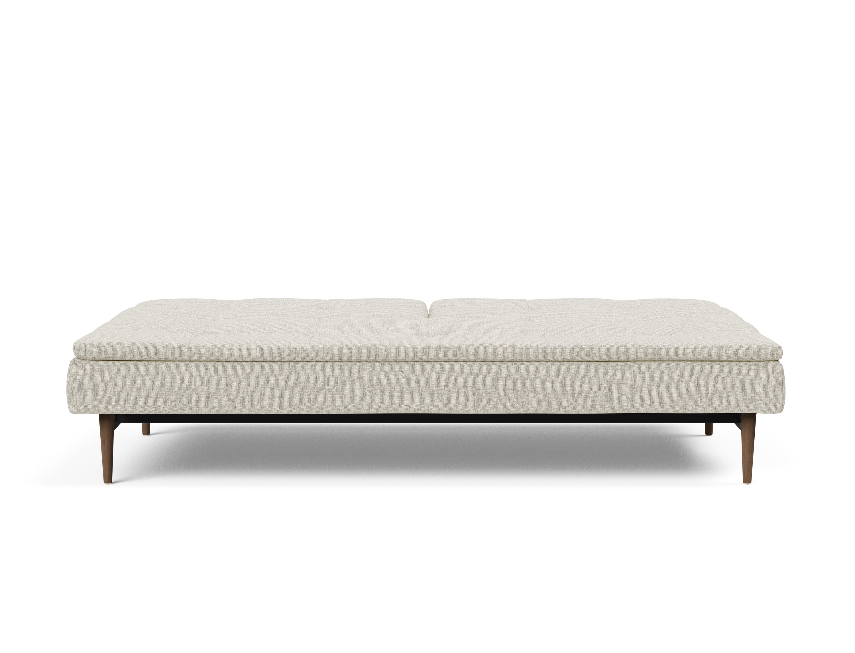 Dublexo Deluxe Fabric Sofa Bed w/Dark Wood Styletto Legs
