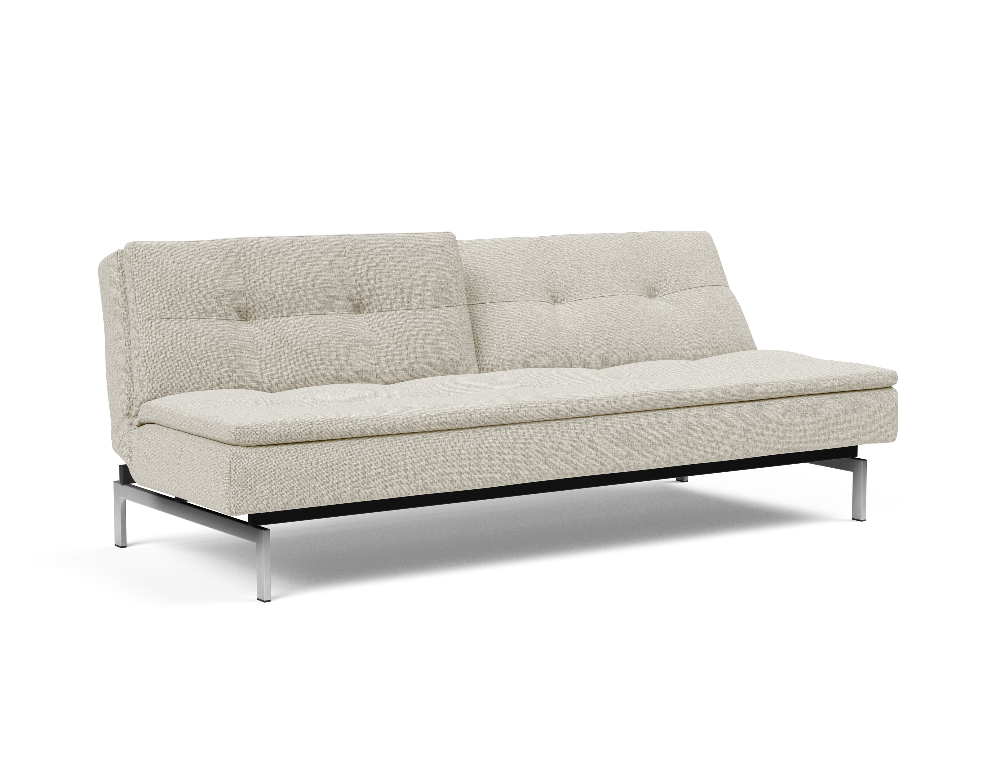 Dublexo Deluxe Fabric Sofa Bed w/Stainless Steel Legs