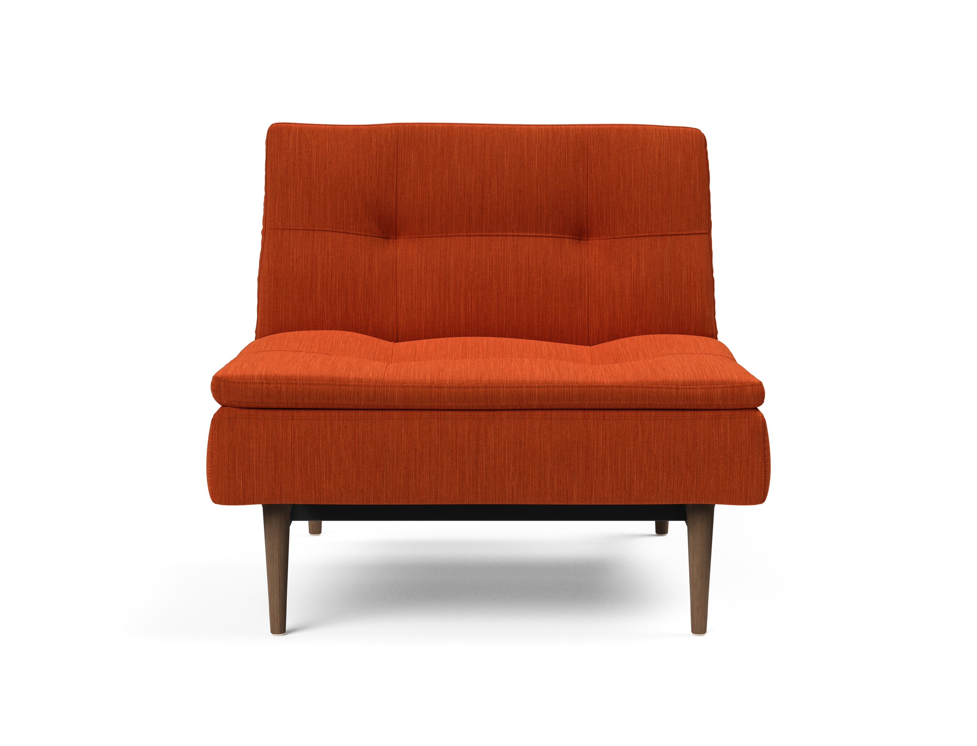 Dublexo Deluxe Fabric Chair w/Dark Wood Styletto Legs
