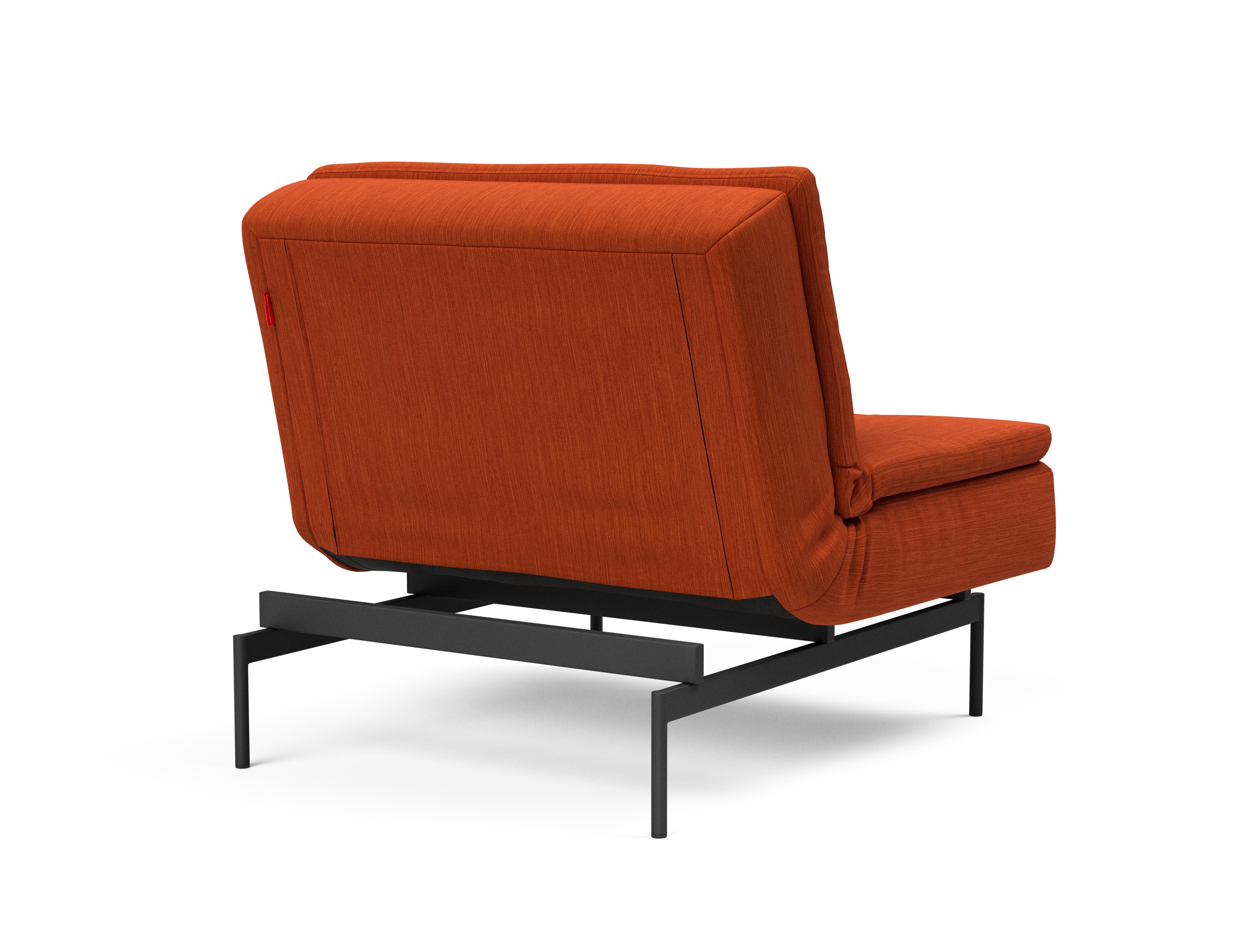 Dublexo Deluxe Fabric Chair w/Black Metal Pin Legs