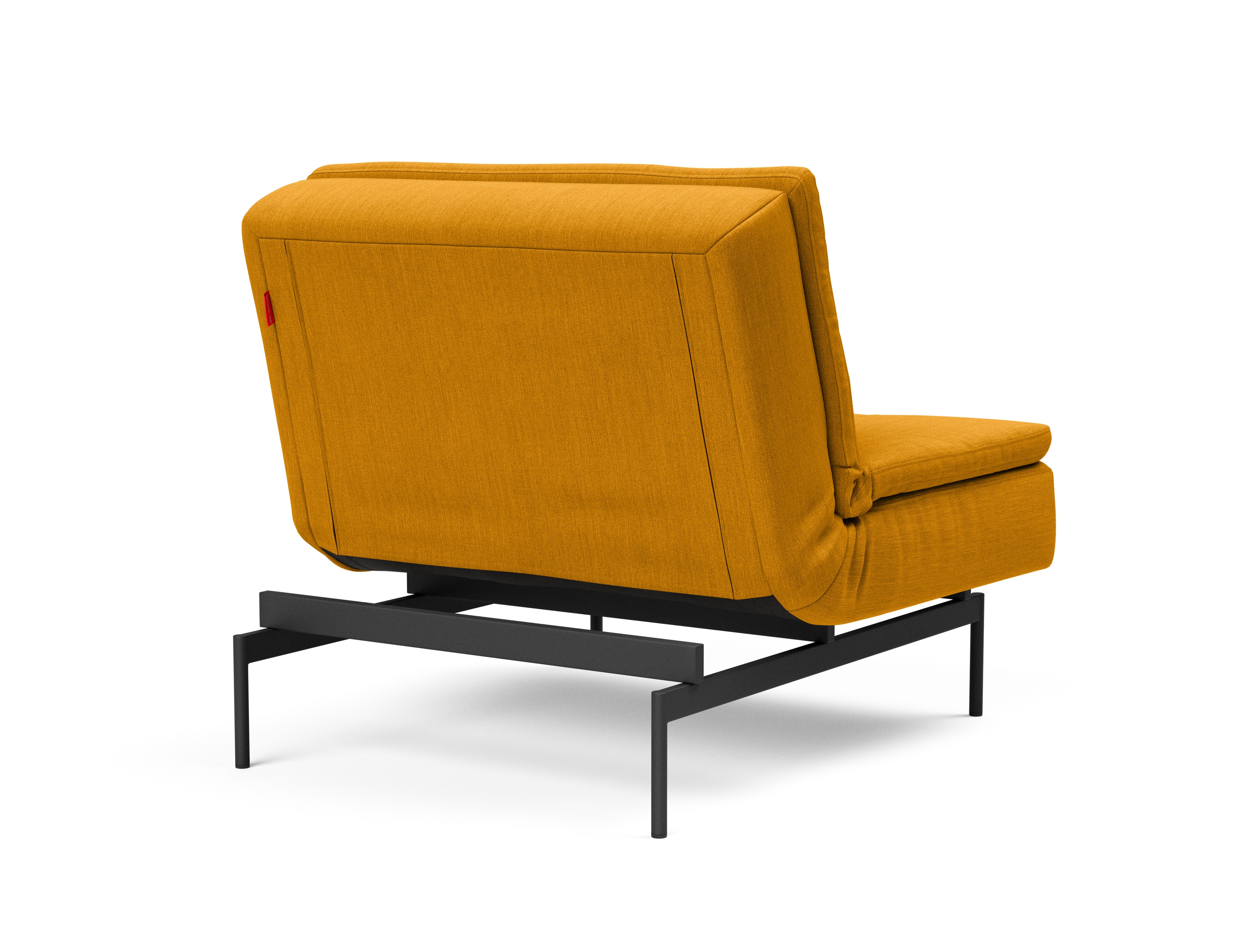 Dublexo Deluxe Fabric Chair w/Black Metal Pin Legs