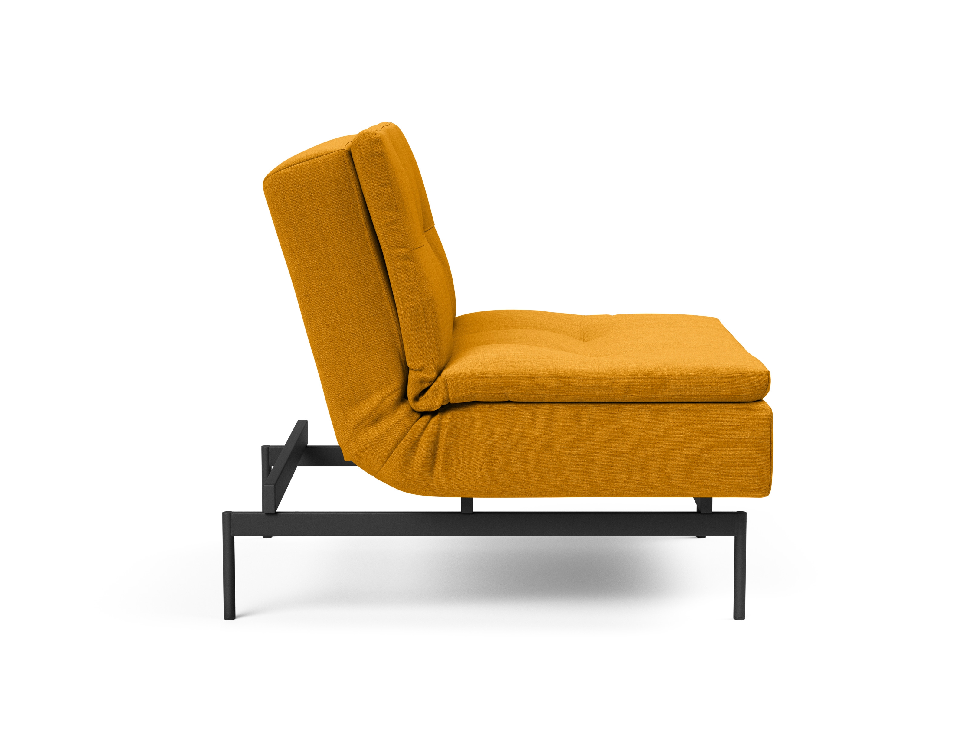 Dublexo Deluxe Fabric Chair w/Black Metal Pin Legs