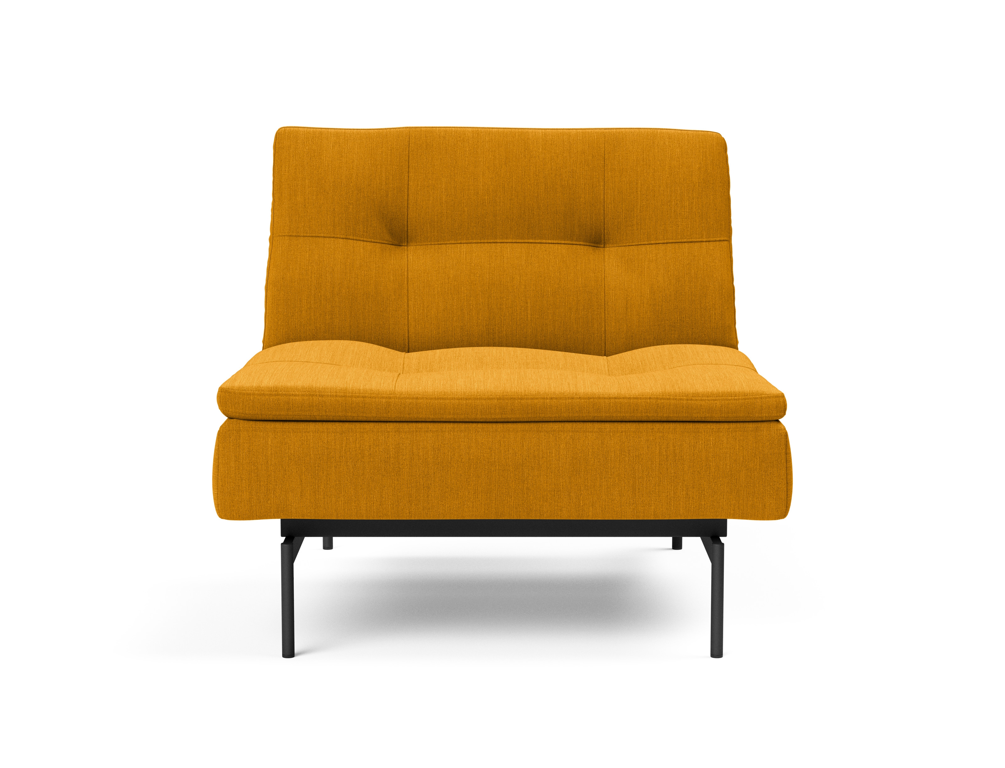 Dublexo Deluxe Fabric Chair w/Black Metal Pin Legs